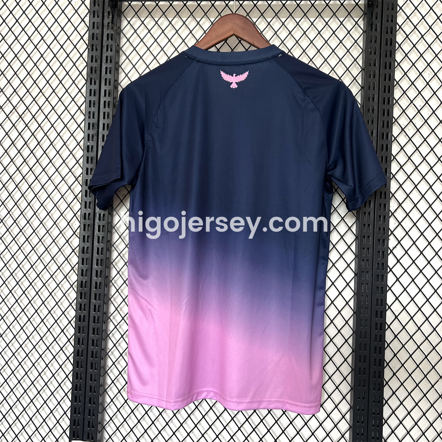 Higojerseys-Tunisia 25-26 Deep Blue Purple Gradient Training Jersey - Fans Version