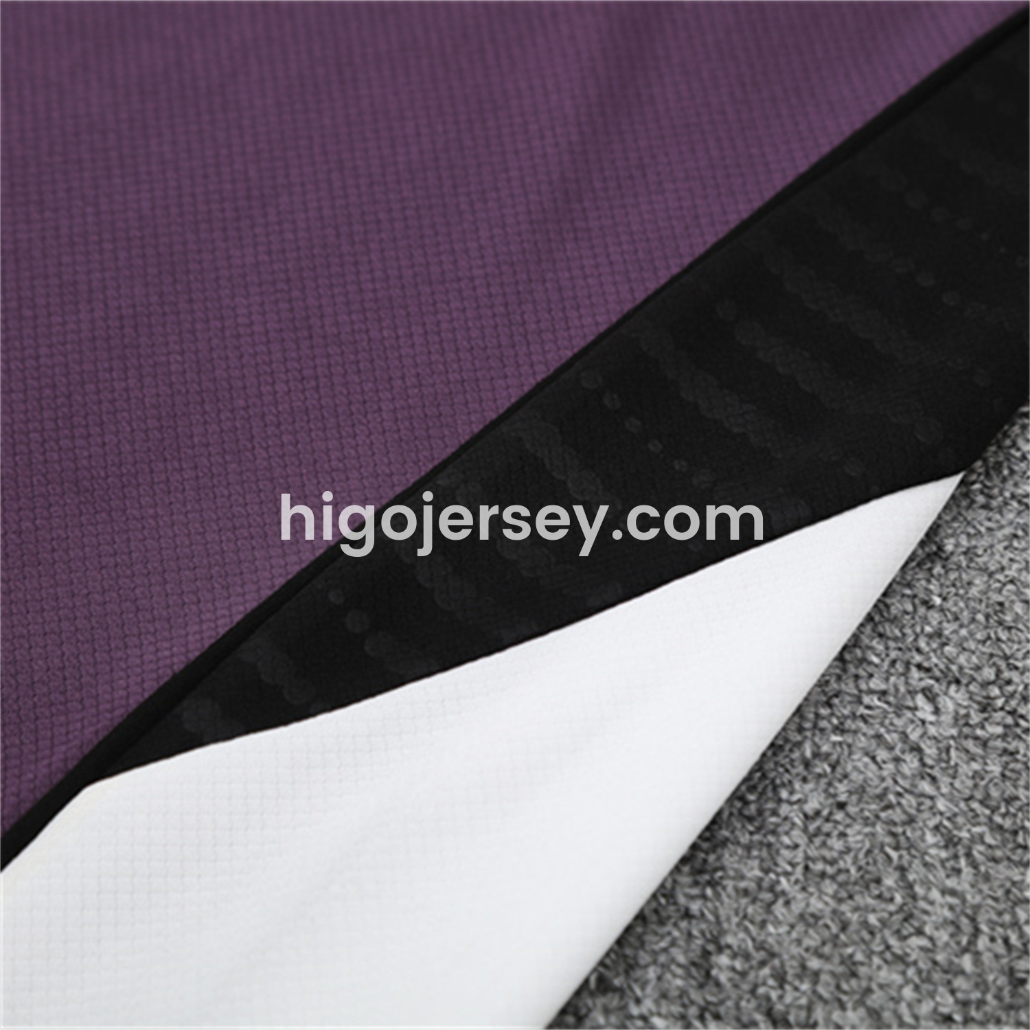 Higojerseys-Manchester United 25-26 Kids Short-Sleeve Training Set - Purple Top & Black shorts