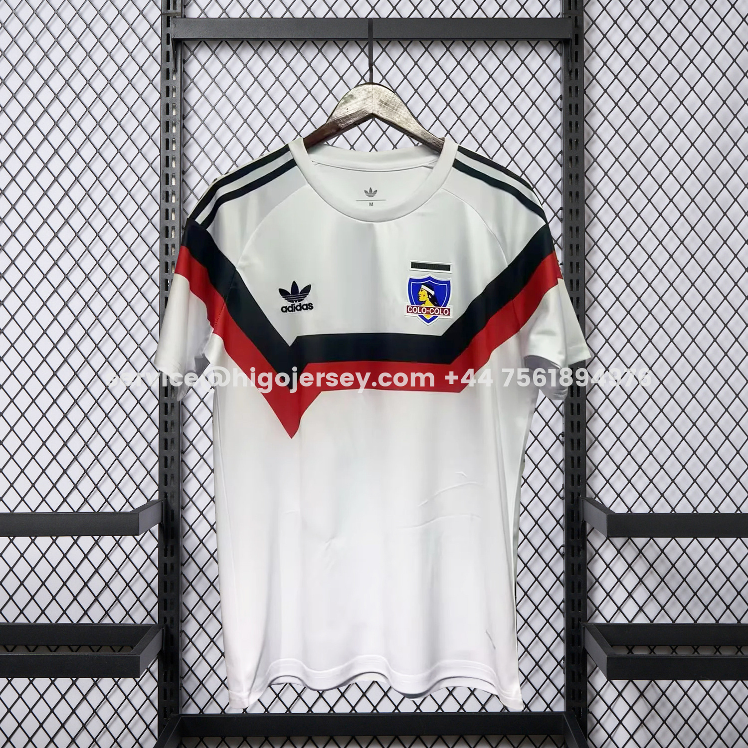 Higojerseys-Colo Colo 25-26 Retro Style White Jersey - Fans Version