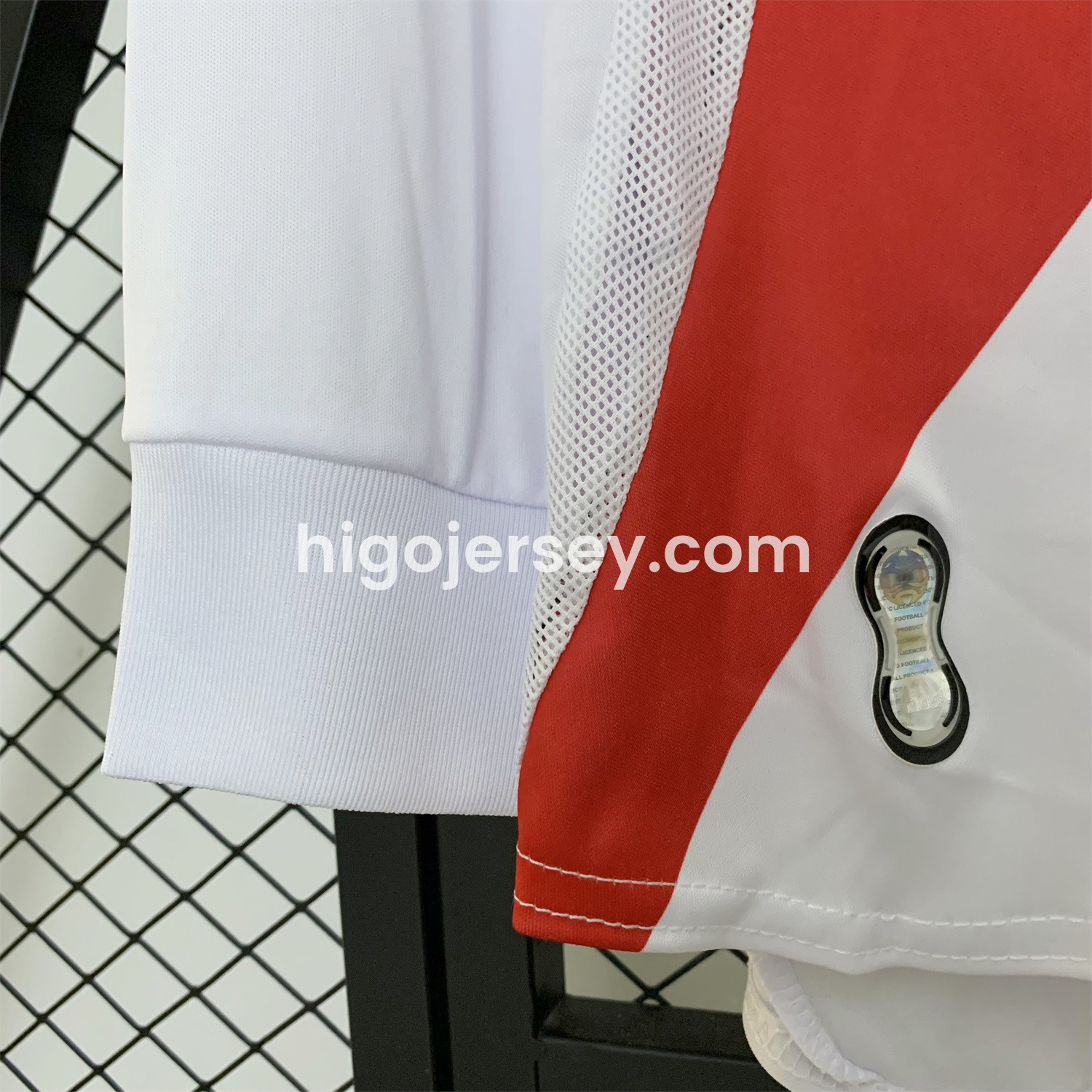 Higojerseys-Retro River Plate 2006-07 Home Long Sleeves Jersey