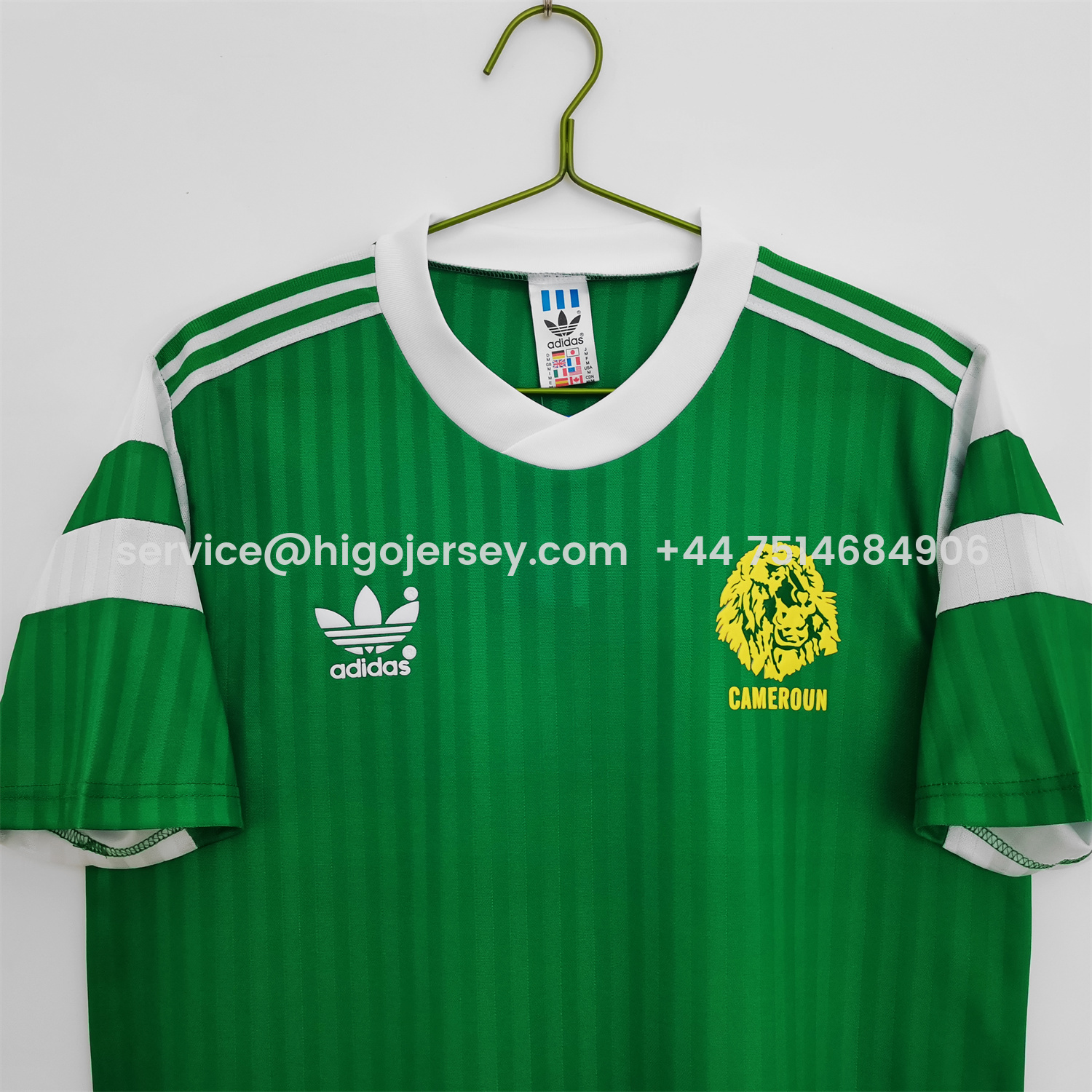 Higojerseys-Retro Cameroon 1990 Home Jersey