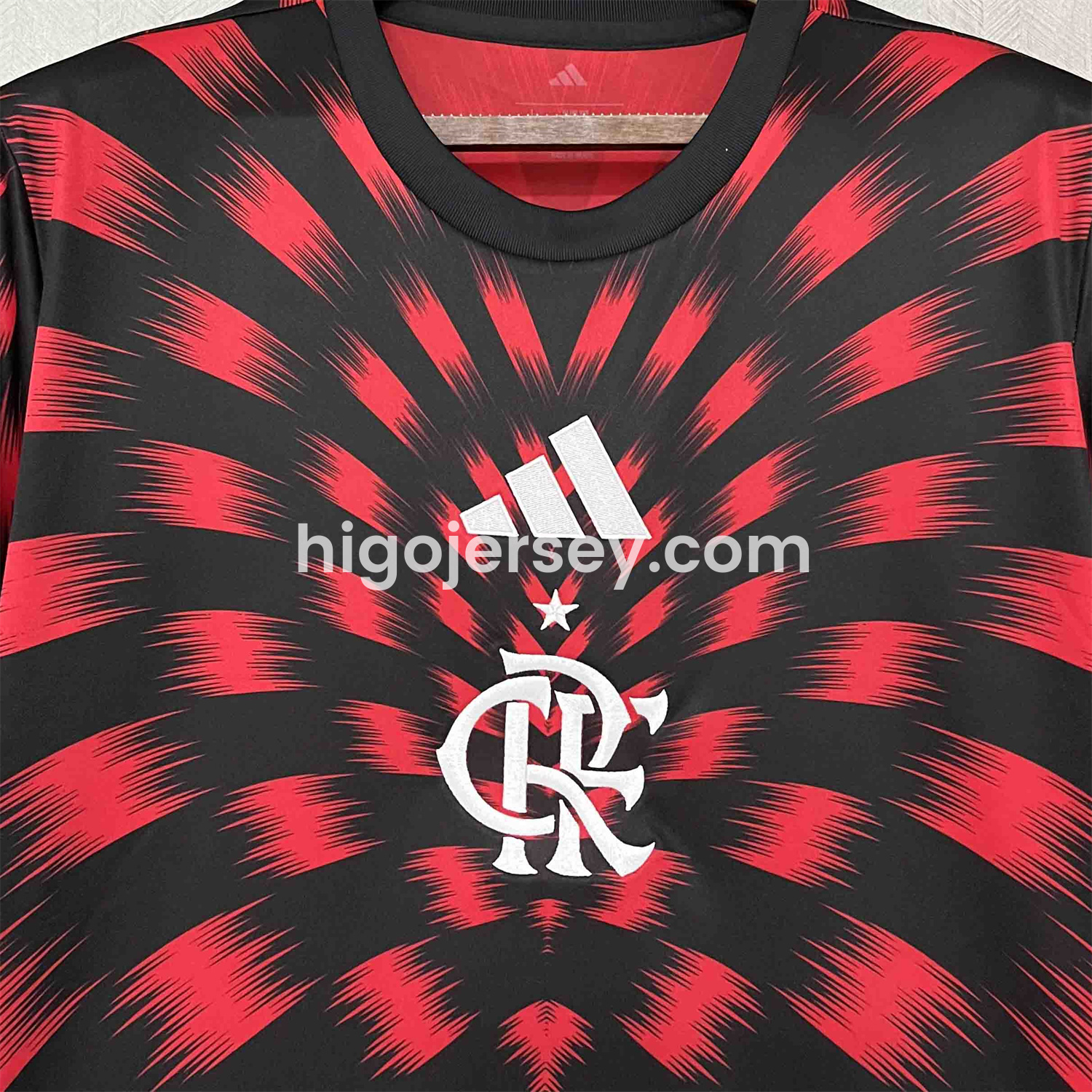 Higojerseys-Flamengo 25-26 Pre-Match Jersey with Sponsors - Fans Version