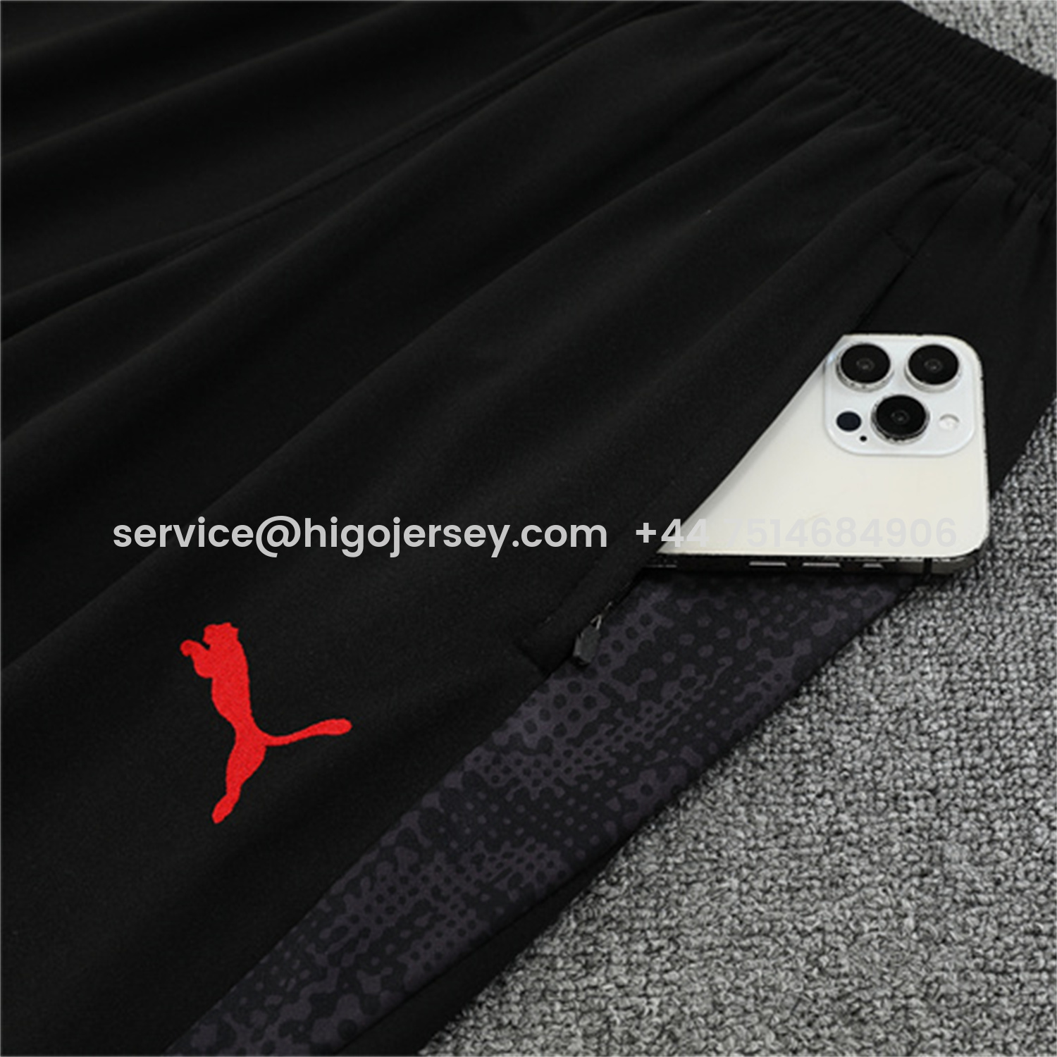 Higojerseys-AC Milan 25-26 Long Sleeve Training Set - Red Top & Black Pants