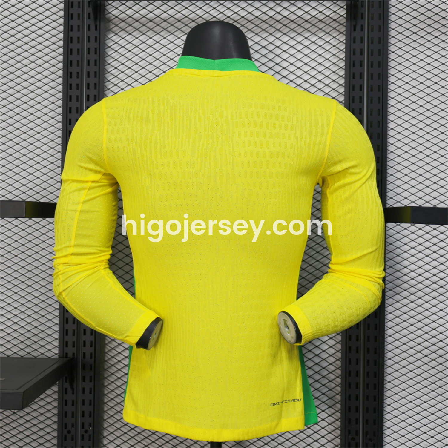 Higojerseys-Brazil 2025 Women's Team Home Long Sleeves Jersey - Men's Player Version