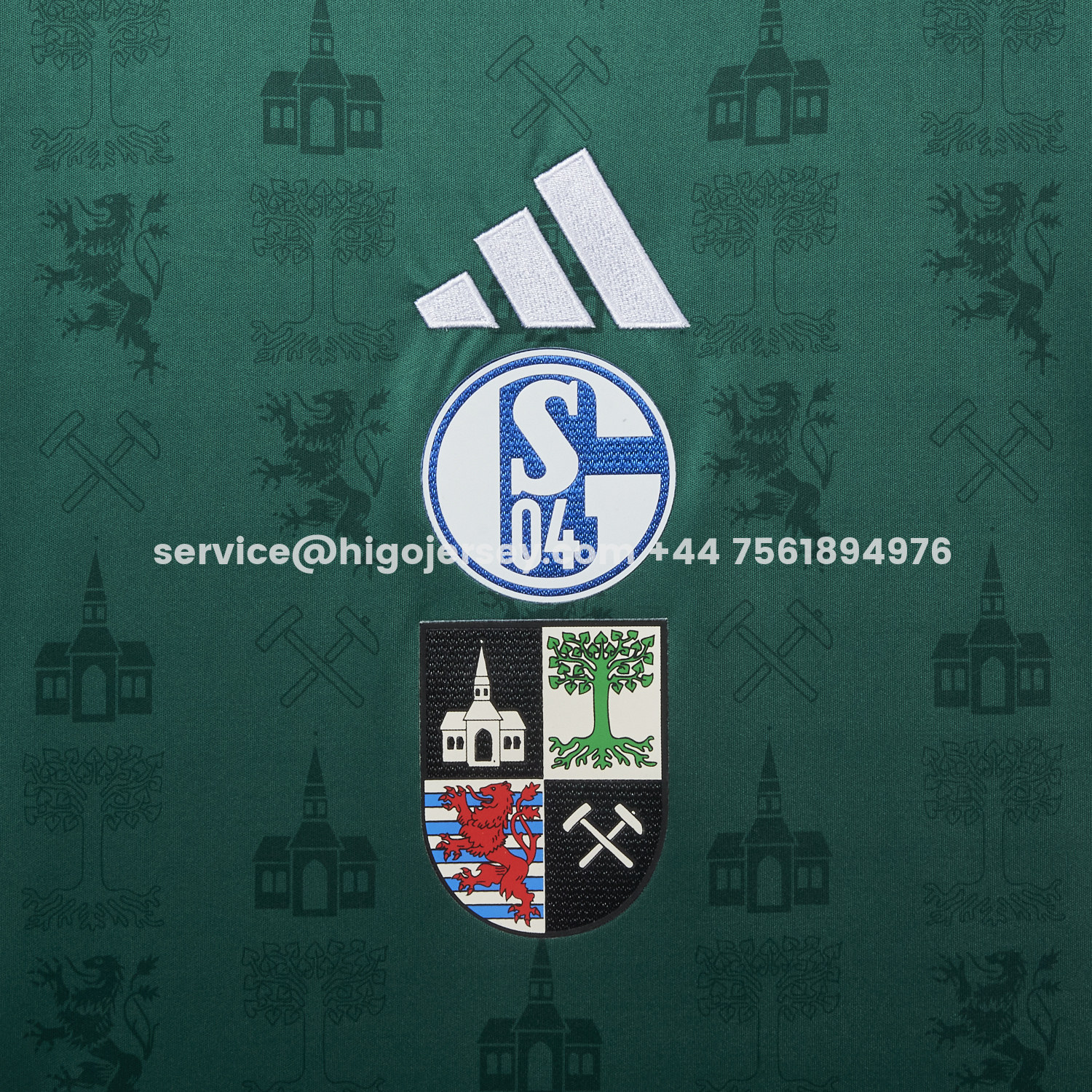 Higojerseys-Schalke 04 25-26 150 Years of Gelsenkirchen Special Long Sleeves Jersey - Fans Version