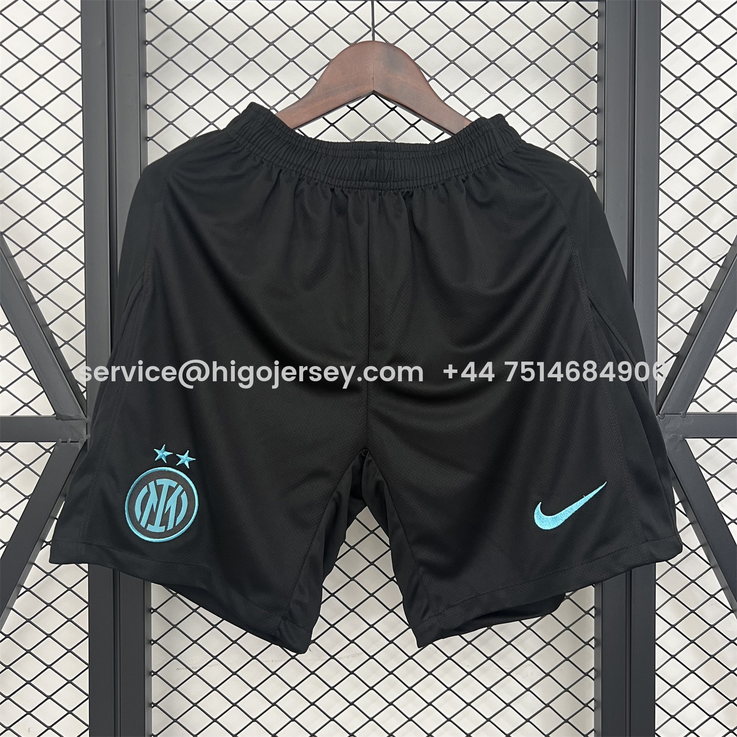 Higojerseys-Inter Milan 25-26 Home Black Shorts - Fans Version