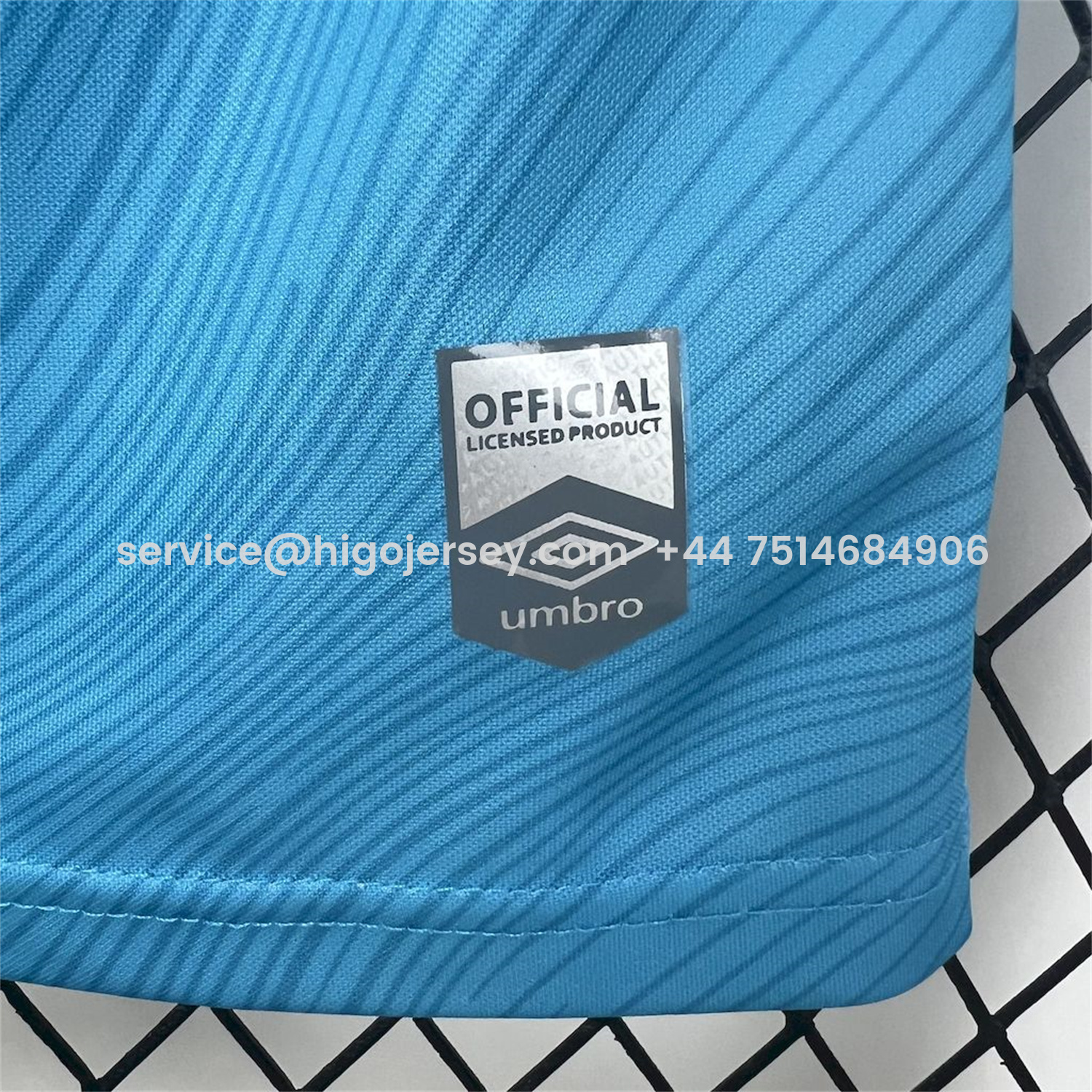 Higojerseys-Santos 25-26 Third Blue Unsponsored Jersey - Fans Version