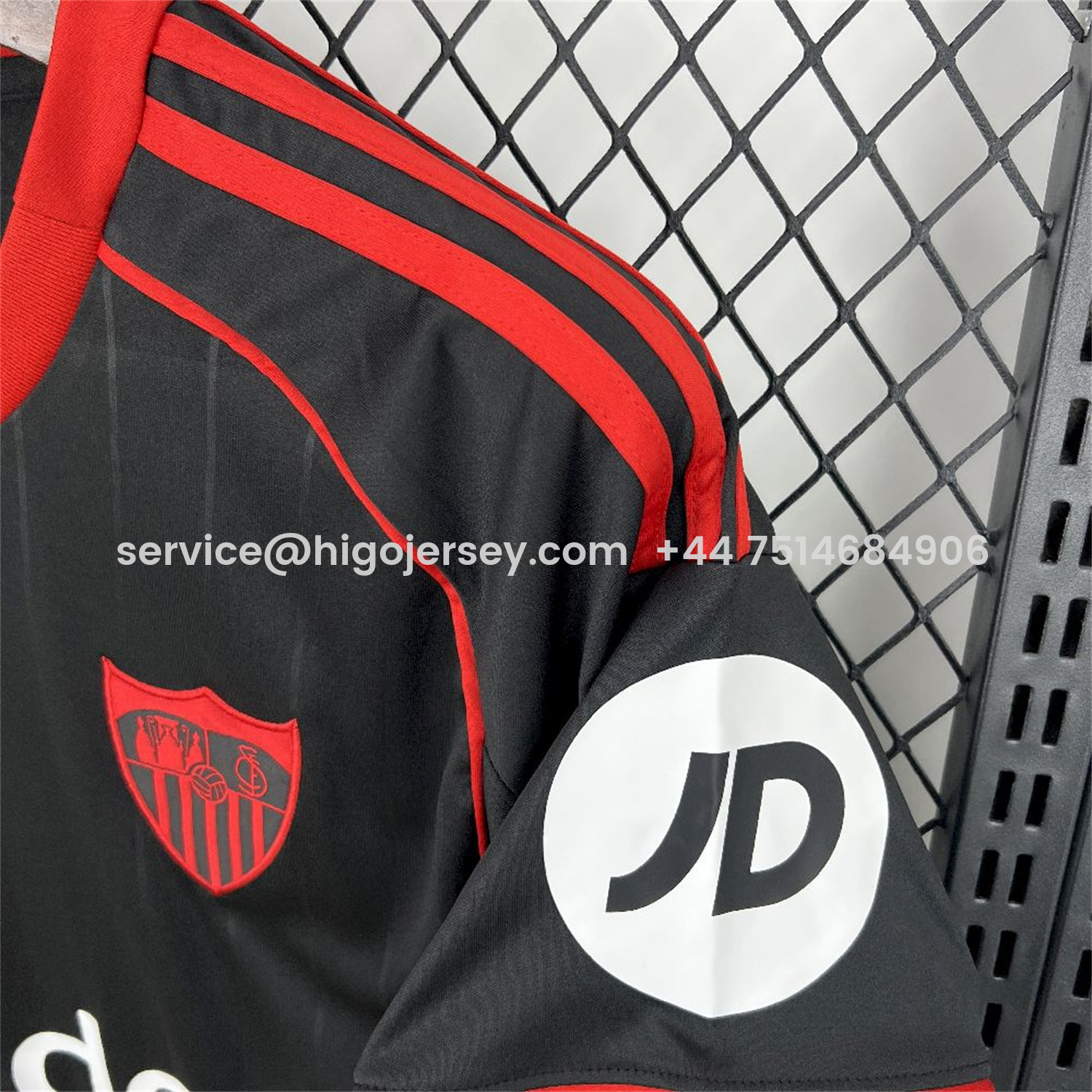 Higojerseys-Sevilla 25-26 Third Black Jersey - Fans Version