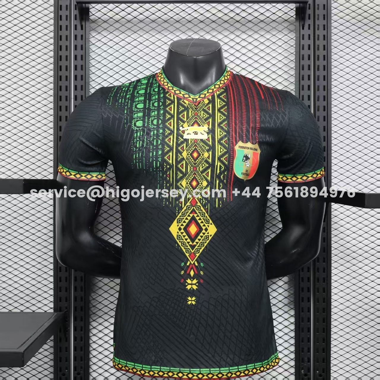 Higojerseys-Mali 2026 Black Special Jersey - Player Version