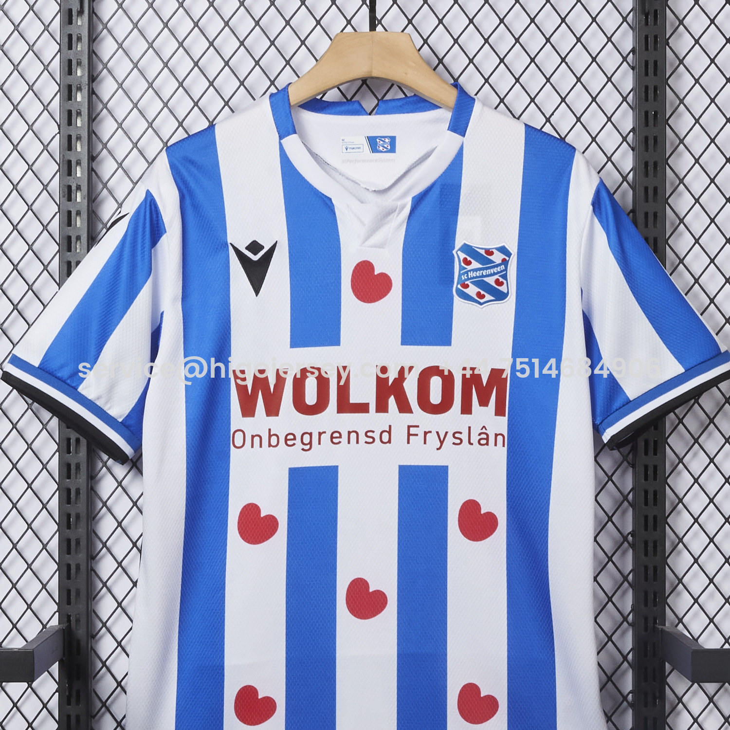 Higojerseys-SC Heerenveen 25-26 Home Jersey - Fans Version