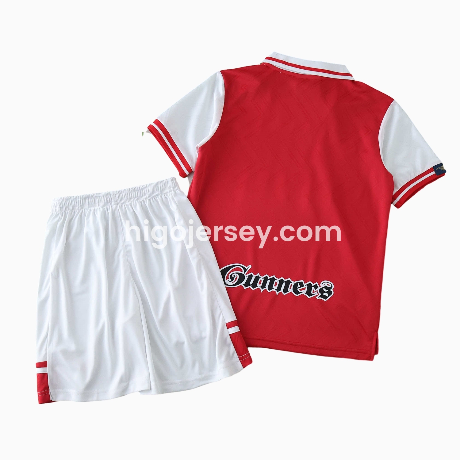 Higojerseys-Retro Arsenal 1996-97 Home Kids Kit