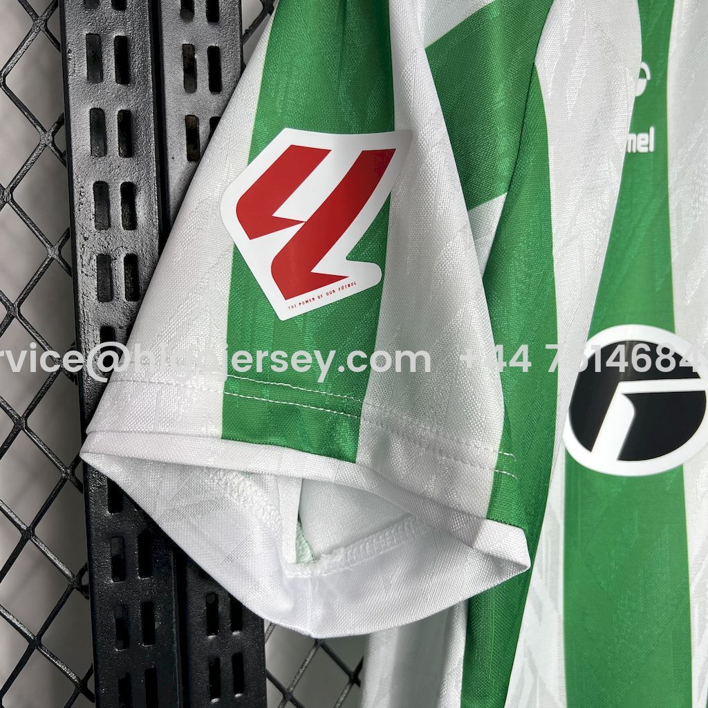 Higojerseys-Real Betis 24-25 Home Stadium Jersey with New Sponsor - Fans Version