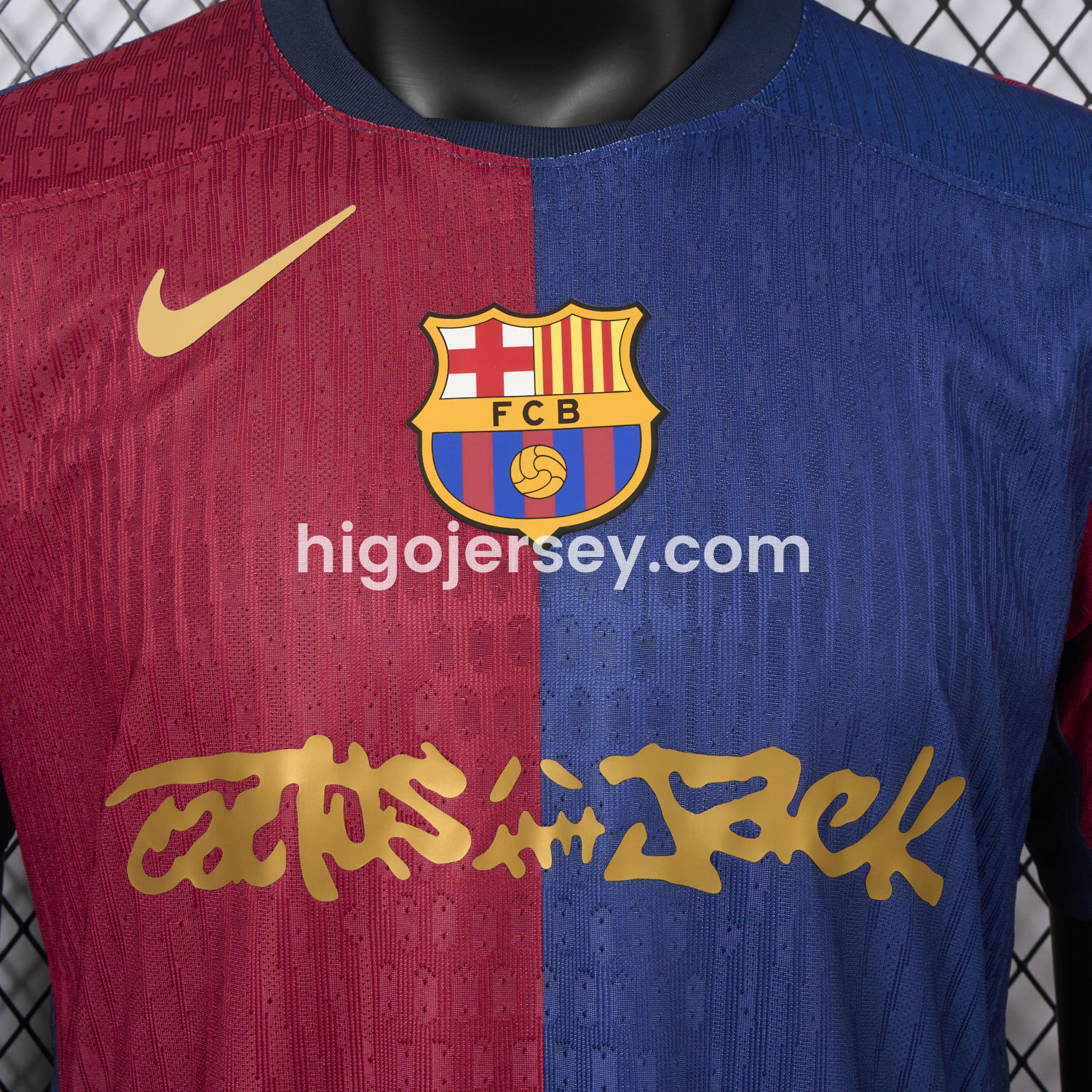 Higojerseys-Barcelona x Travis Scott New 24-25 Home Jersey - Player Version