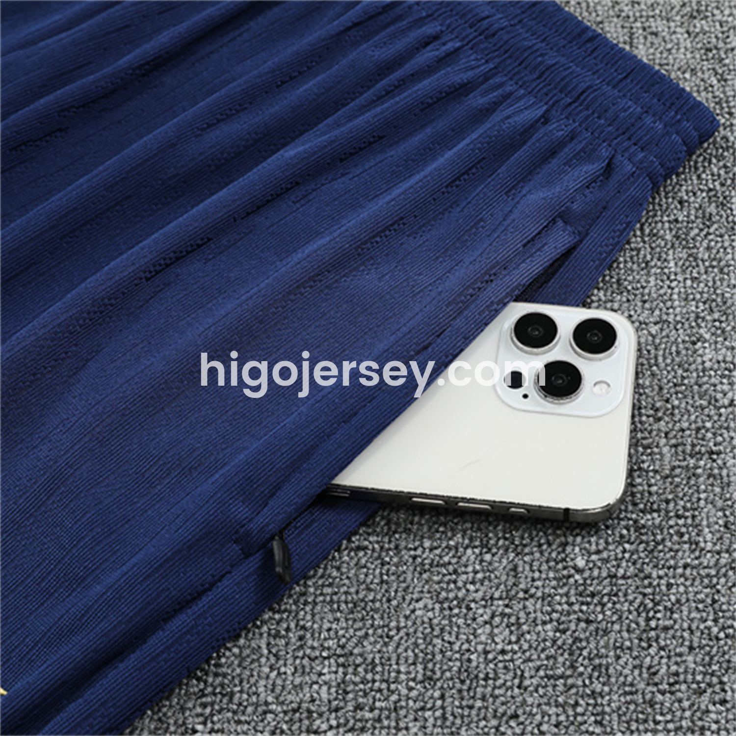 Higojerseys-Barcelona 25-26 Kid Long Sleeves Training Set - Royal Blue Top & Royal Blue Pants