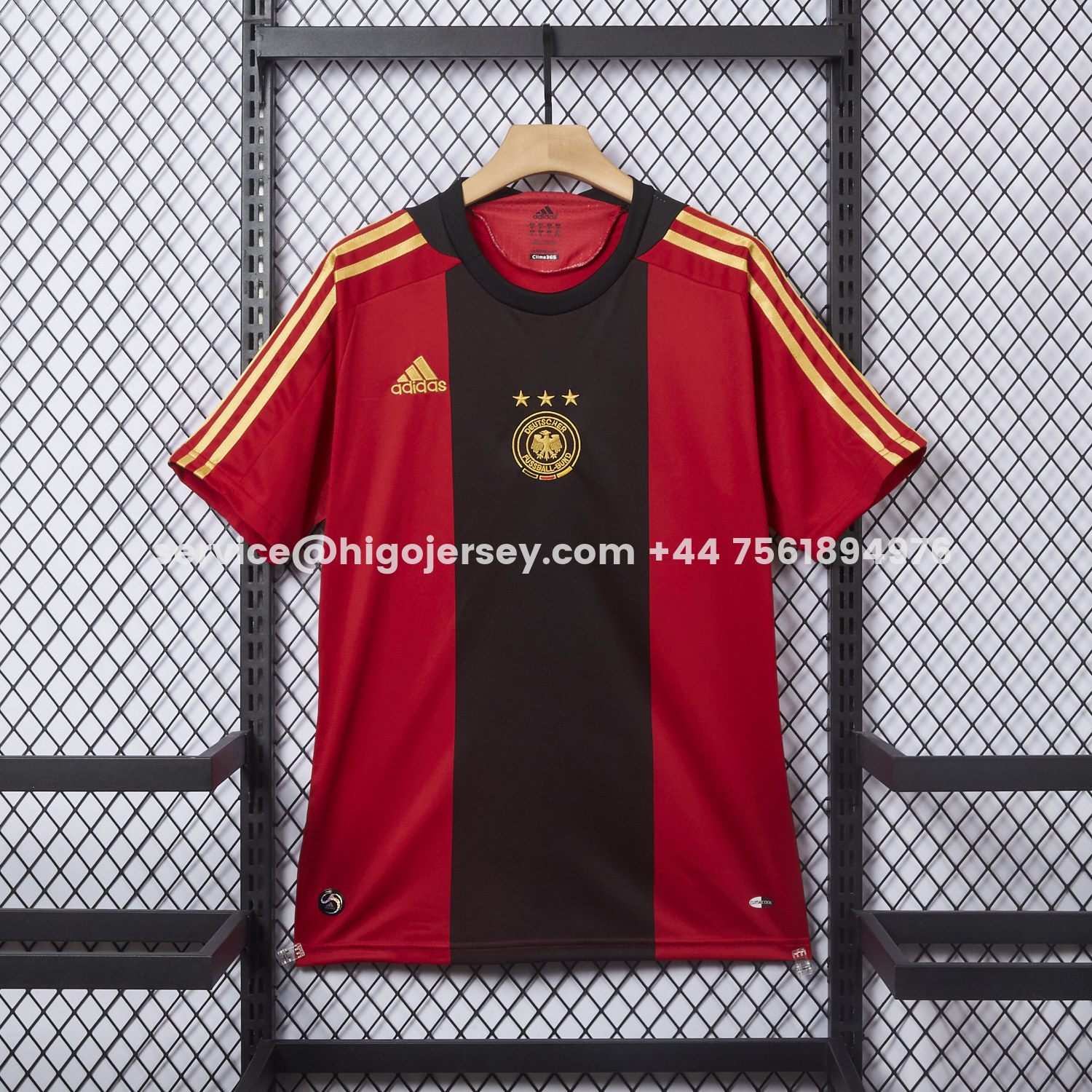 Higojerseys-Retro Germany 2008 Away Jersey