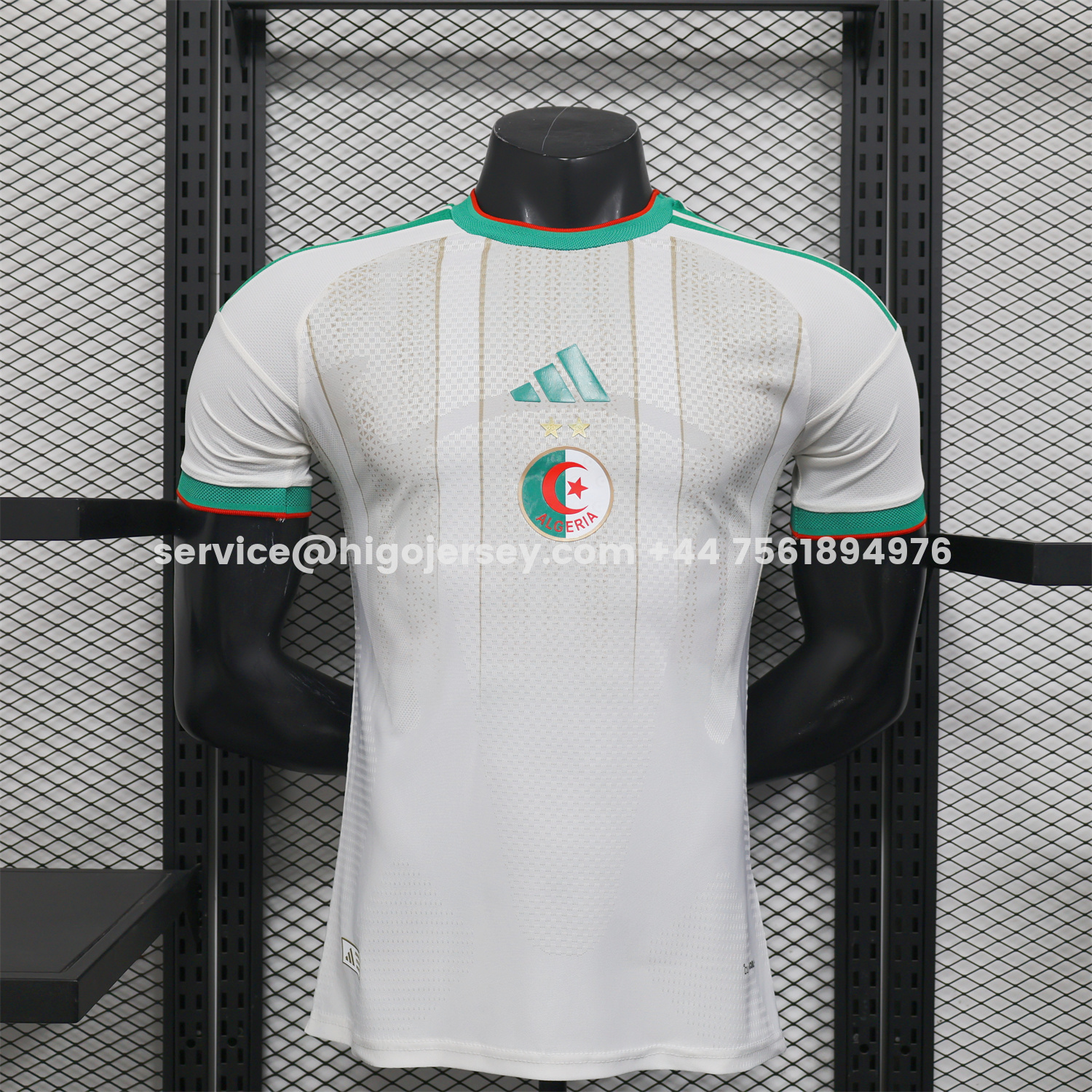 Higojerseys-Algeria 2026 Home Jersey With 2 Stars - Player Version