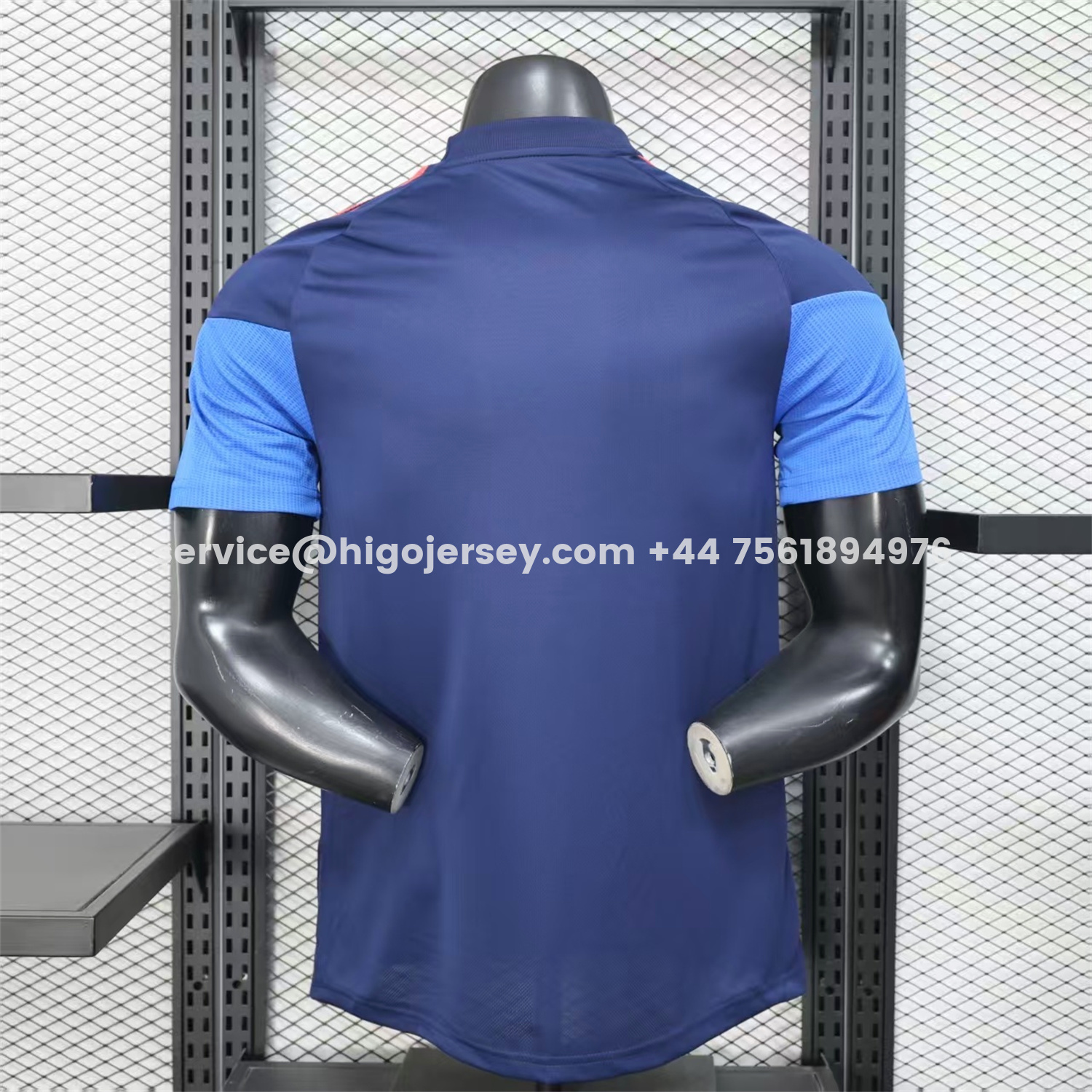 Higojerseys-Colombia 2026 Dark Blue Pre-Match Training Jersey - Player Version