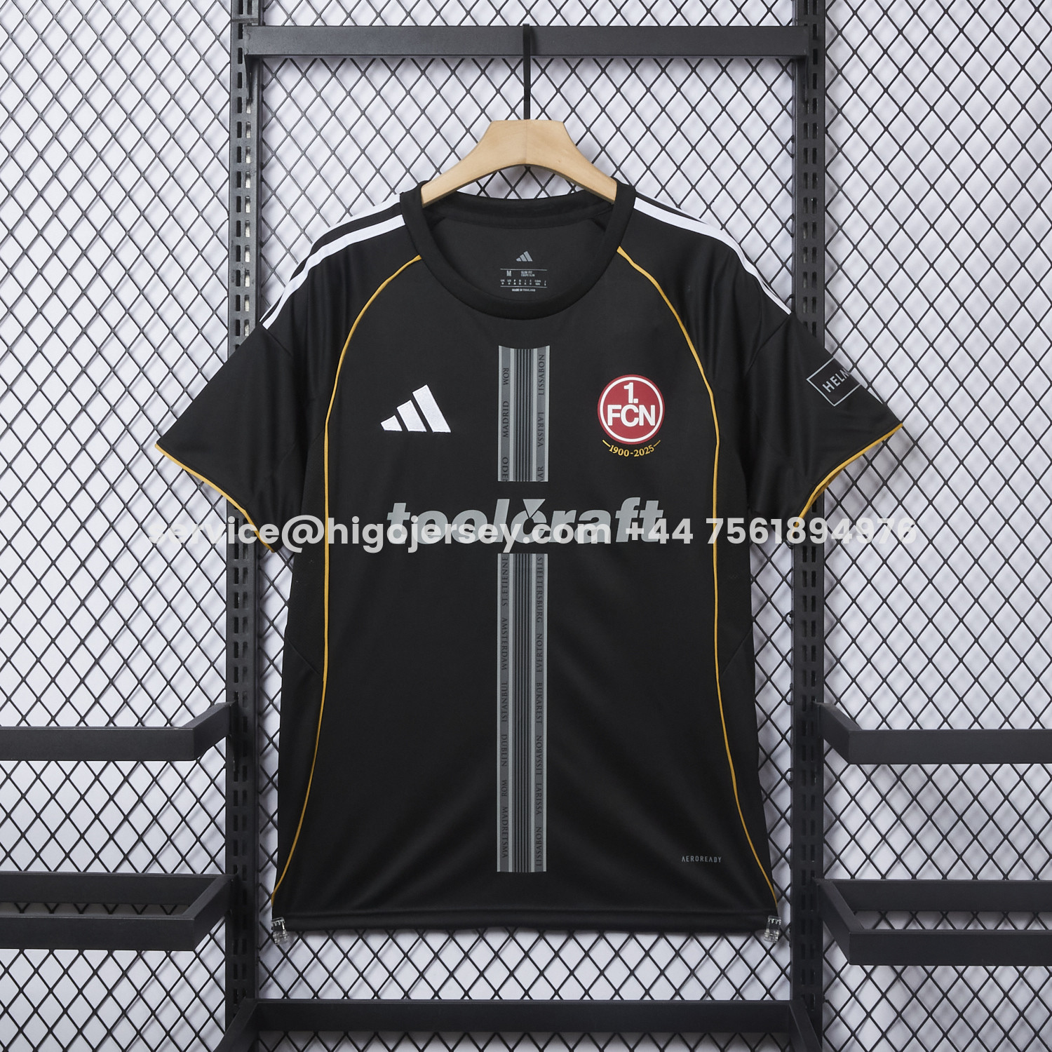 Higojerseys-Nürnberg 25-26 Black 125-Year Anniversary Jersey - Fans Version