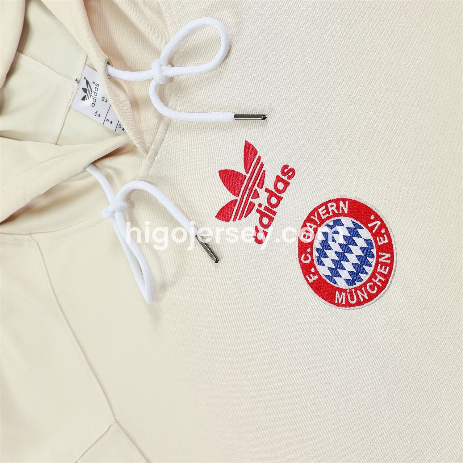 Higojerseys-Bayern Munich 24-25 Originals LFSTLR Training Hoodie Set - Beige