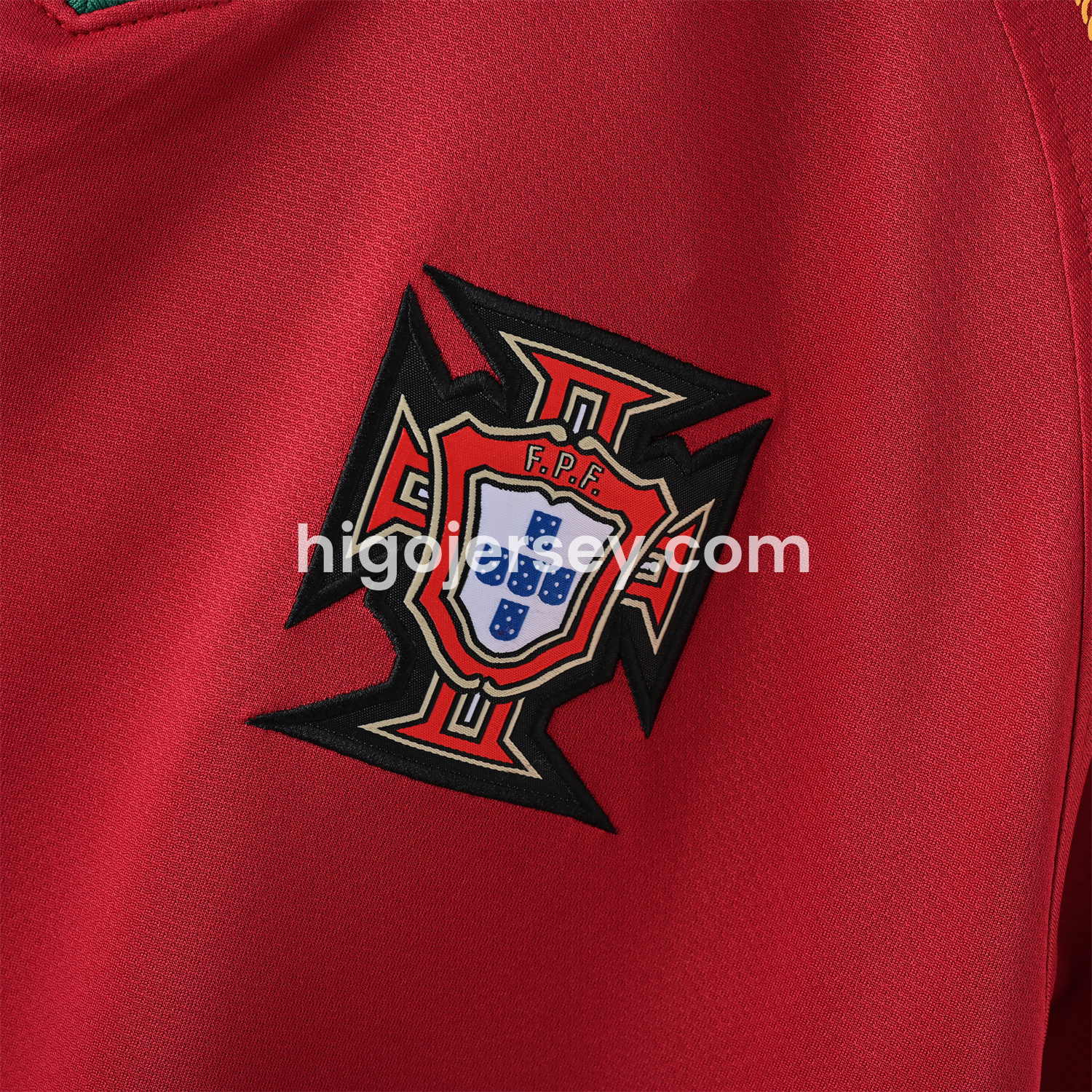 Higojerseys-Retro Portugal 2006 Home Jersey