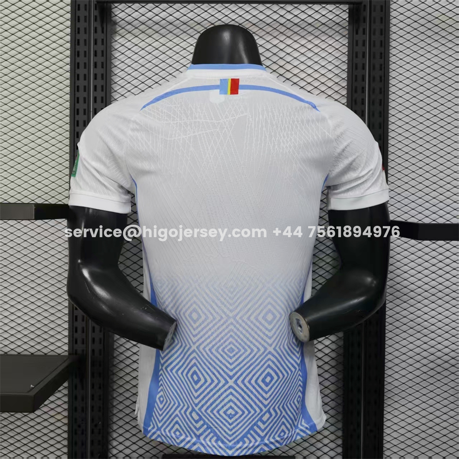 Higojerseys-Congo 2026 Away White Jersey - Player Version