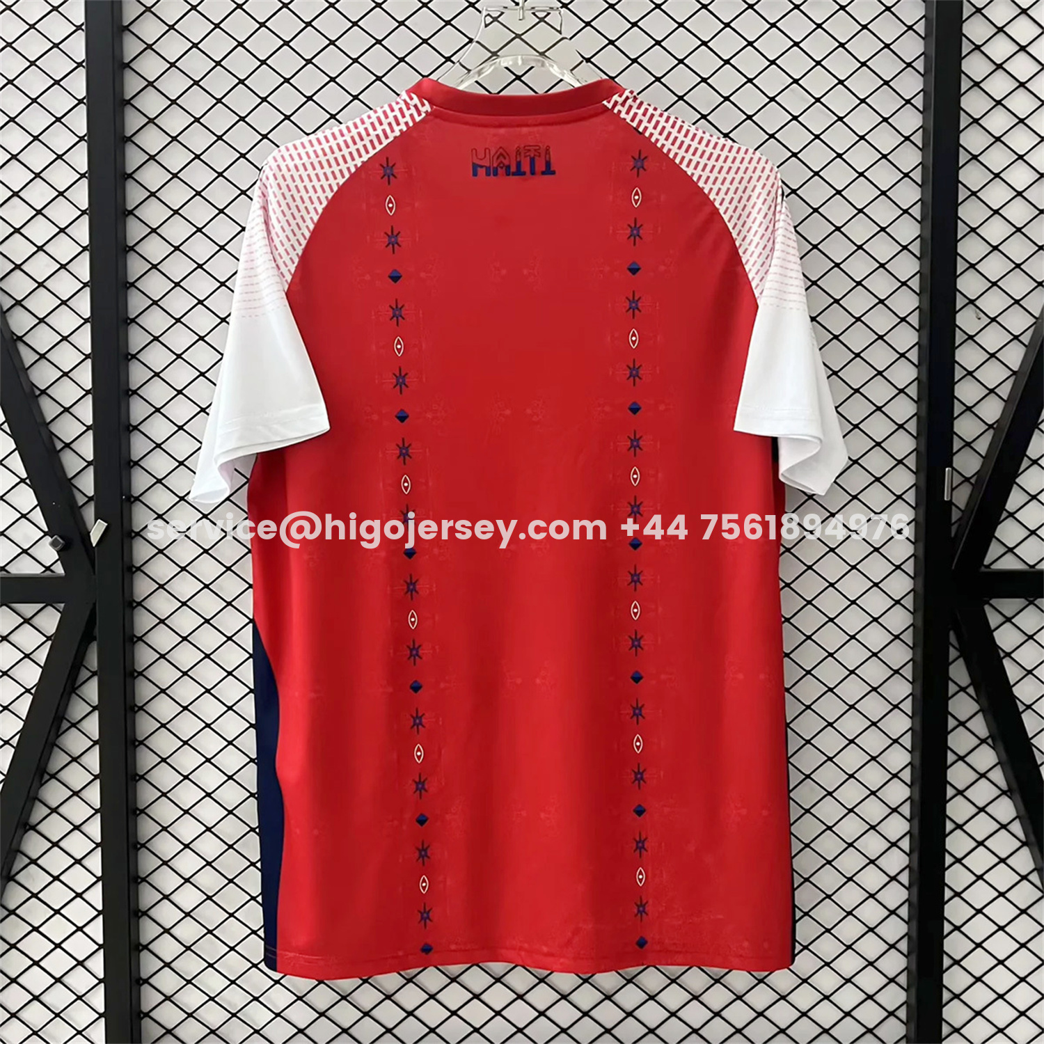 Higojerseys-Haiti 2026 Third Red Jersey - Fans Version