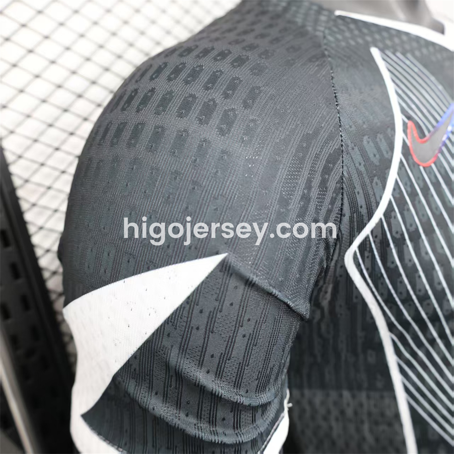Higojerseys-Barcelona 25-26 Black Big LOGO Special Jersey - Player Version