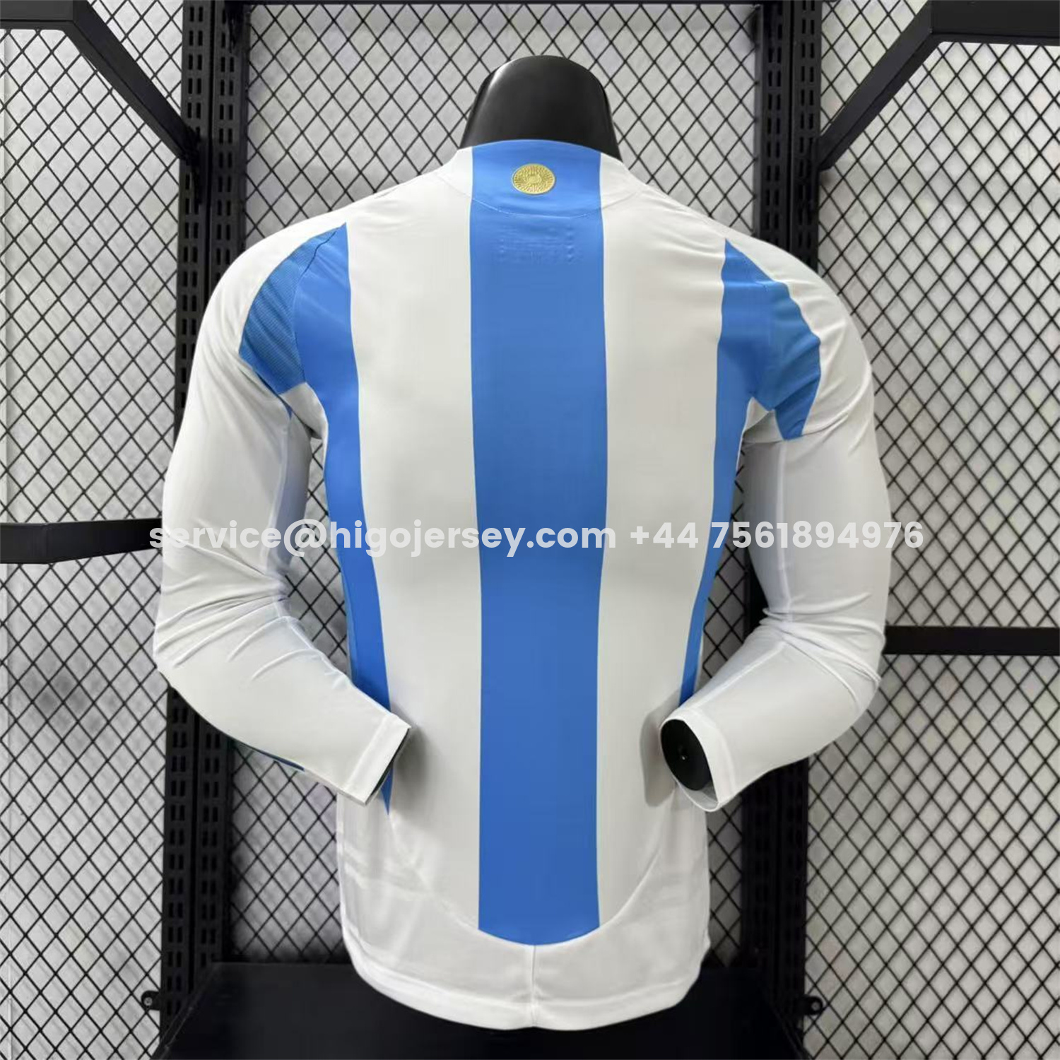 Higojerseys-Argentina 2024 Home Long Sleeves Jersey - Player Version