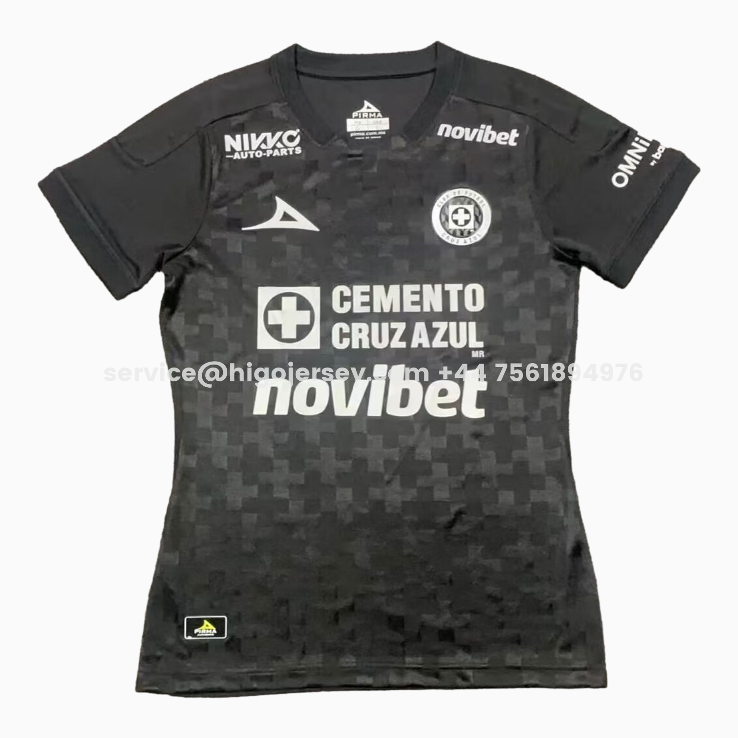 Higojerseys-Women's Cruz Azul 25-26 Third Black Jersey