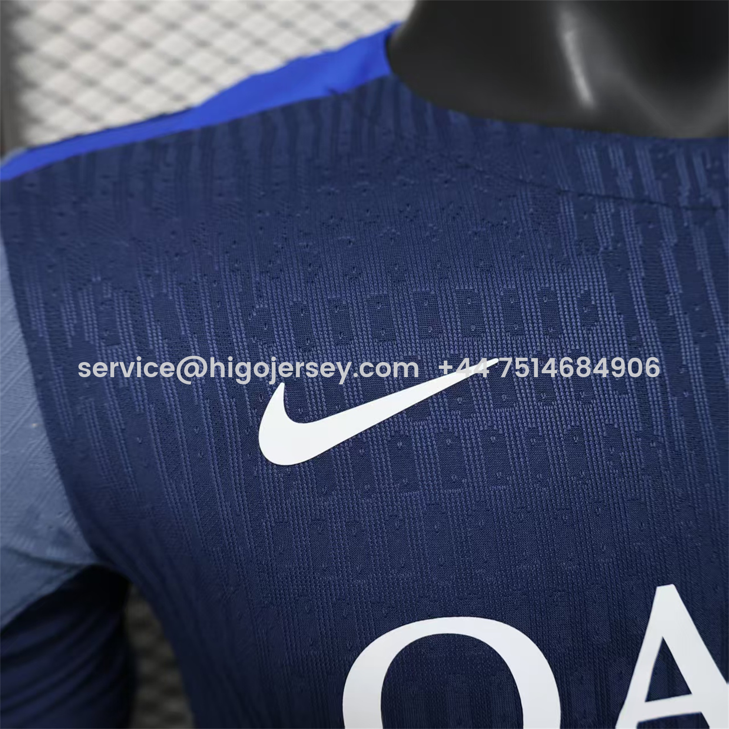 Higojerseys-Paris Saint-Germain PSG Blue & Grey Special Jersey - Player Version