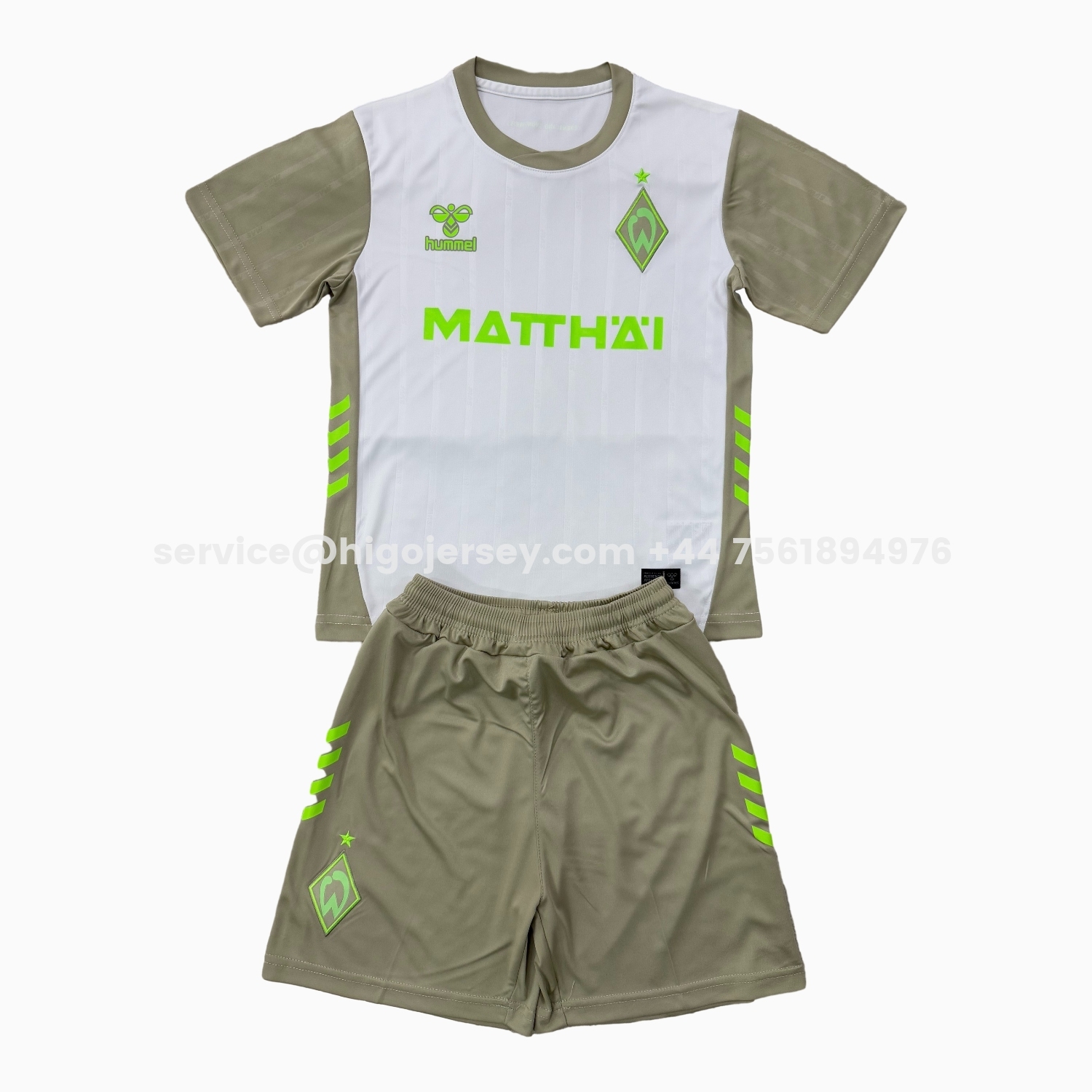 Higojerseys-Werder Bremen 25-26 Away Men's Adult Jersey Set - Fans Version