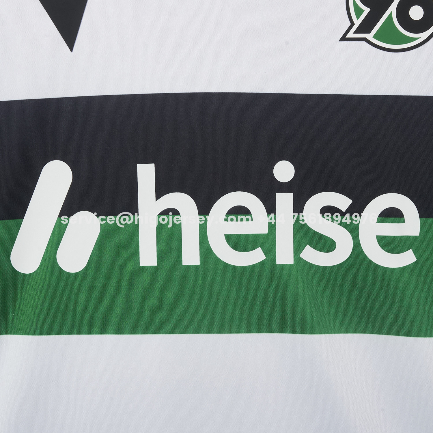 Higojerseys-Hannover 96 25-26 Third White Jersey - Fans Version