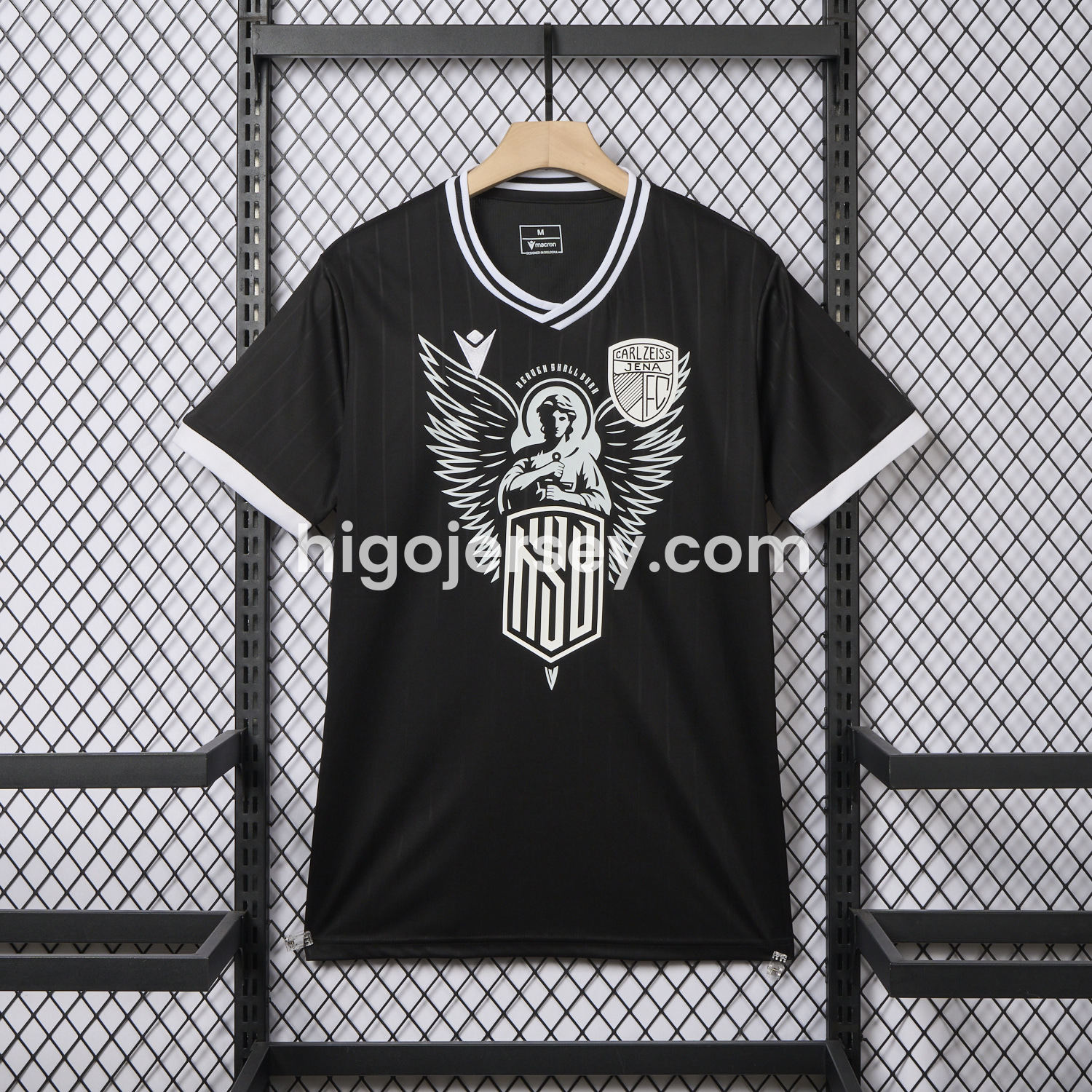 Higojerseys-Carl Zeiss Jena 24-25 Black Pre-Match Special Jersey - Fans Version