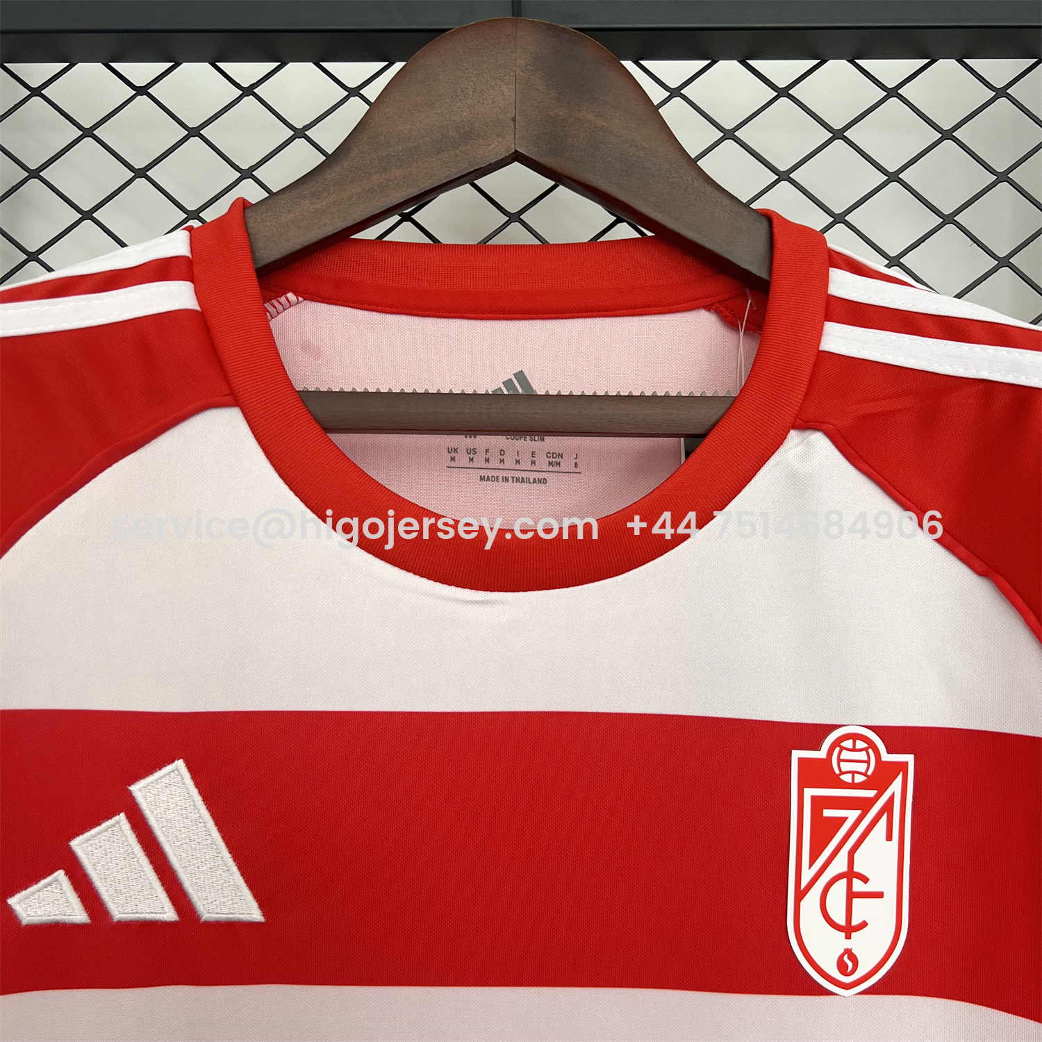 Higojerseys-Granada CF 25-26 Home Jersey - Fans Version