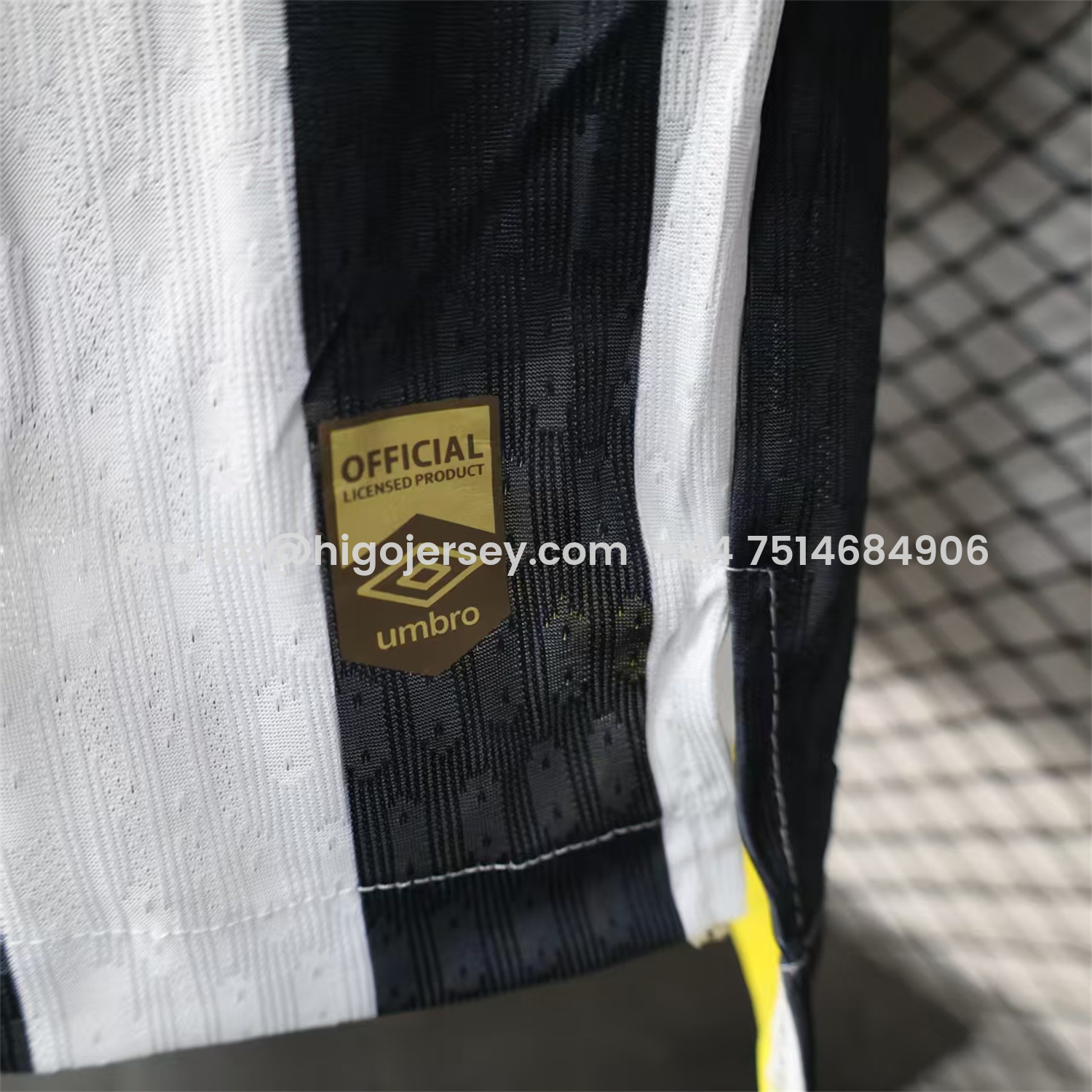 Higojerseys-Santos 25-26 Away Jersey with Sponsors - Player Version