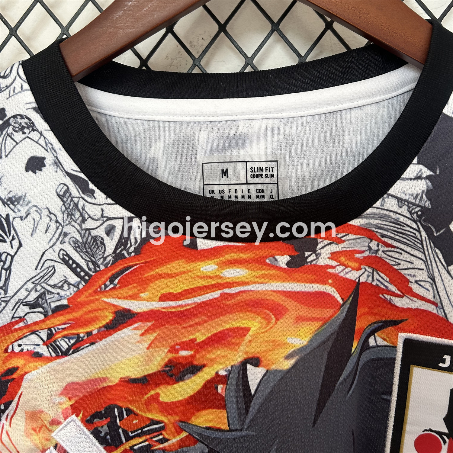 Higojerseys-Japan 25-26 One Piece Luffy Flame Fist Special Edition Jersey - Fans Version