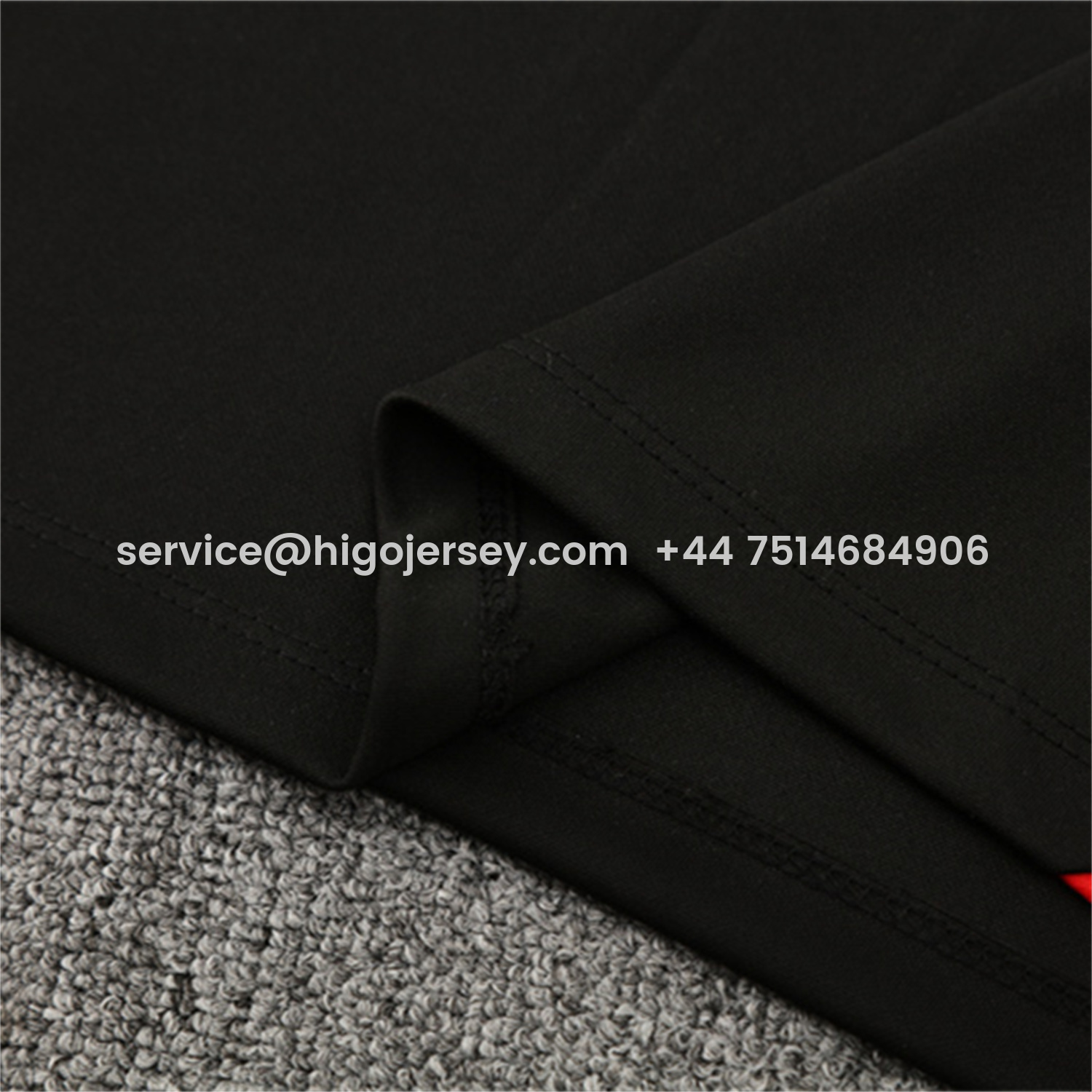 Higojerseys-Portugal 25-26 Long Sleeve Training Set - Black Top & Black Pants