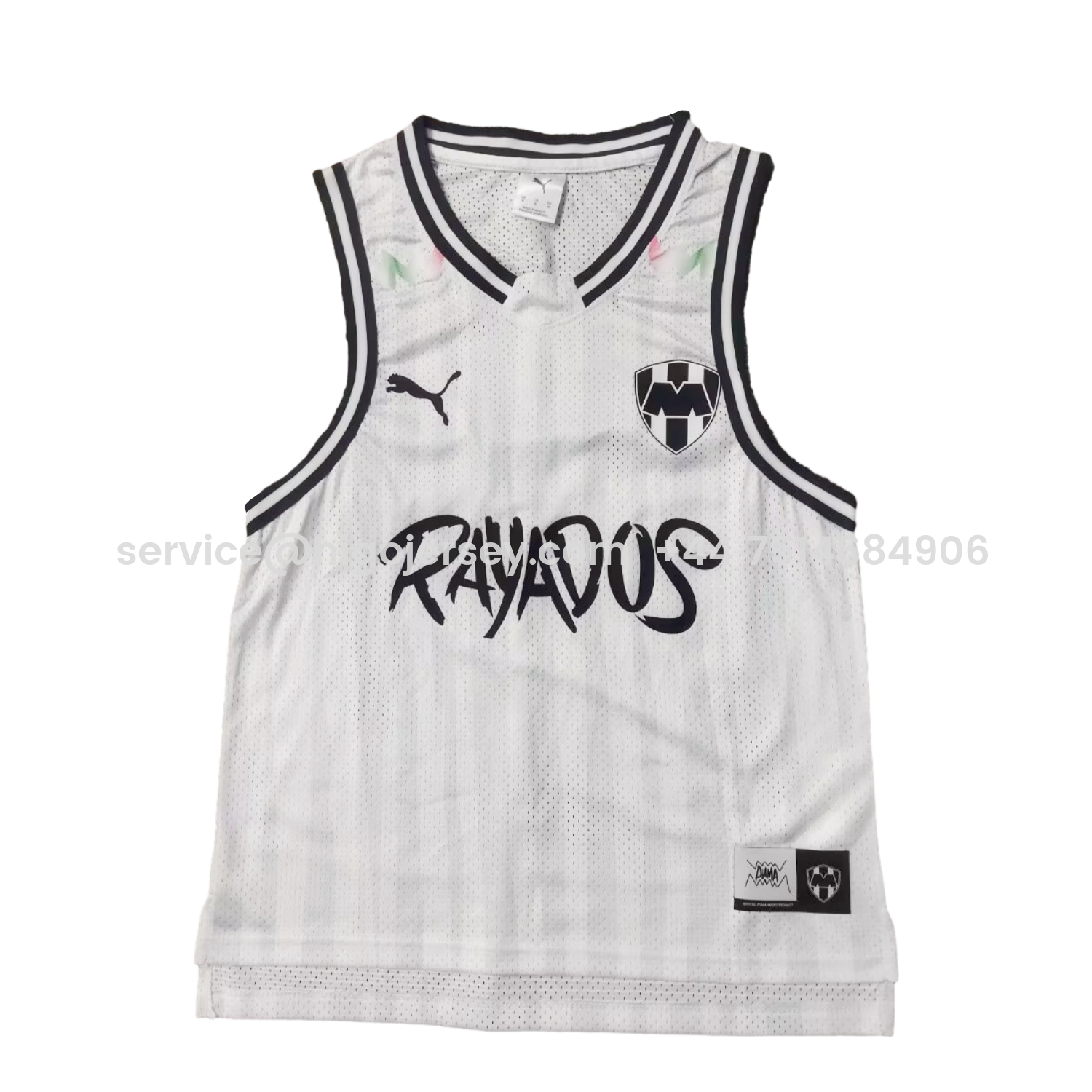 Higojerseys-Rayados Monterrey 25-26 White Training Vest