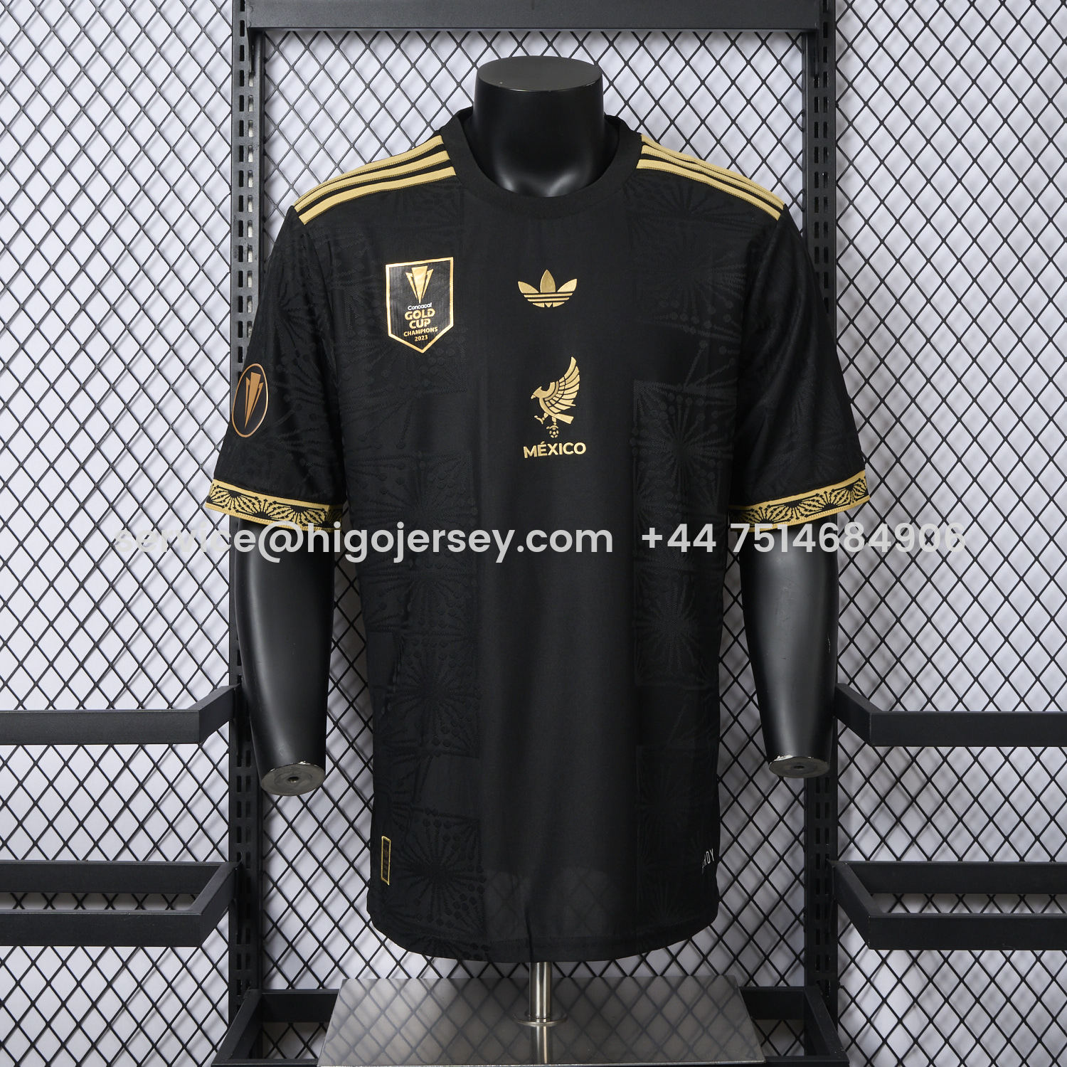 Higojerseys-Mexico 2025 Gold Cup Home Black Jersey - Player Version