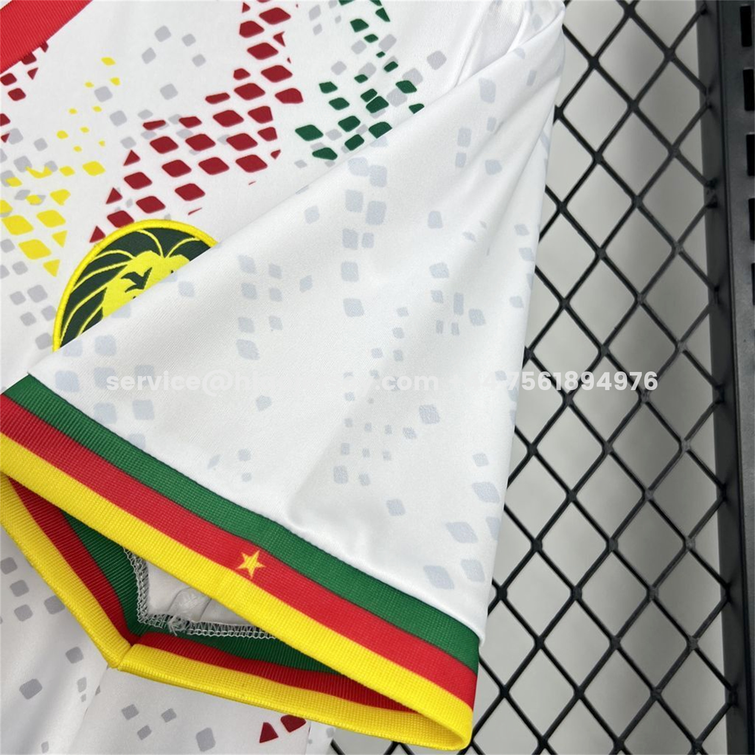 Higojerseys-Cameroon 2026 Away White Jersey - Fans Version