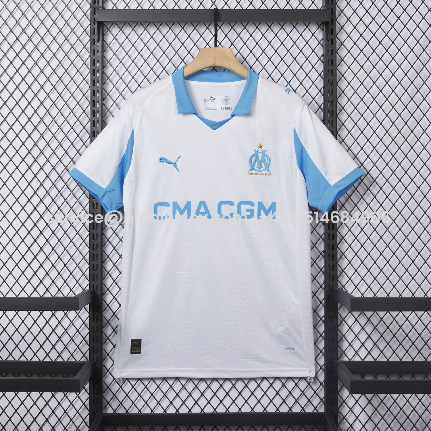 Higojerseys-Marseille 25-26 Home Jersey - Fans Version