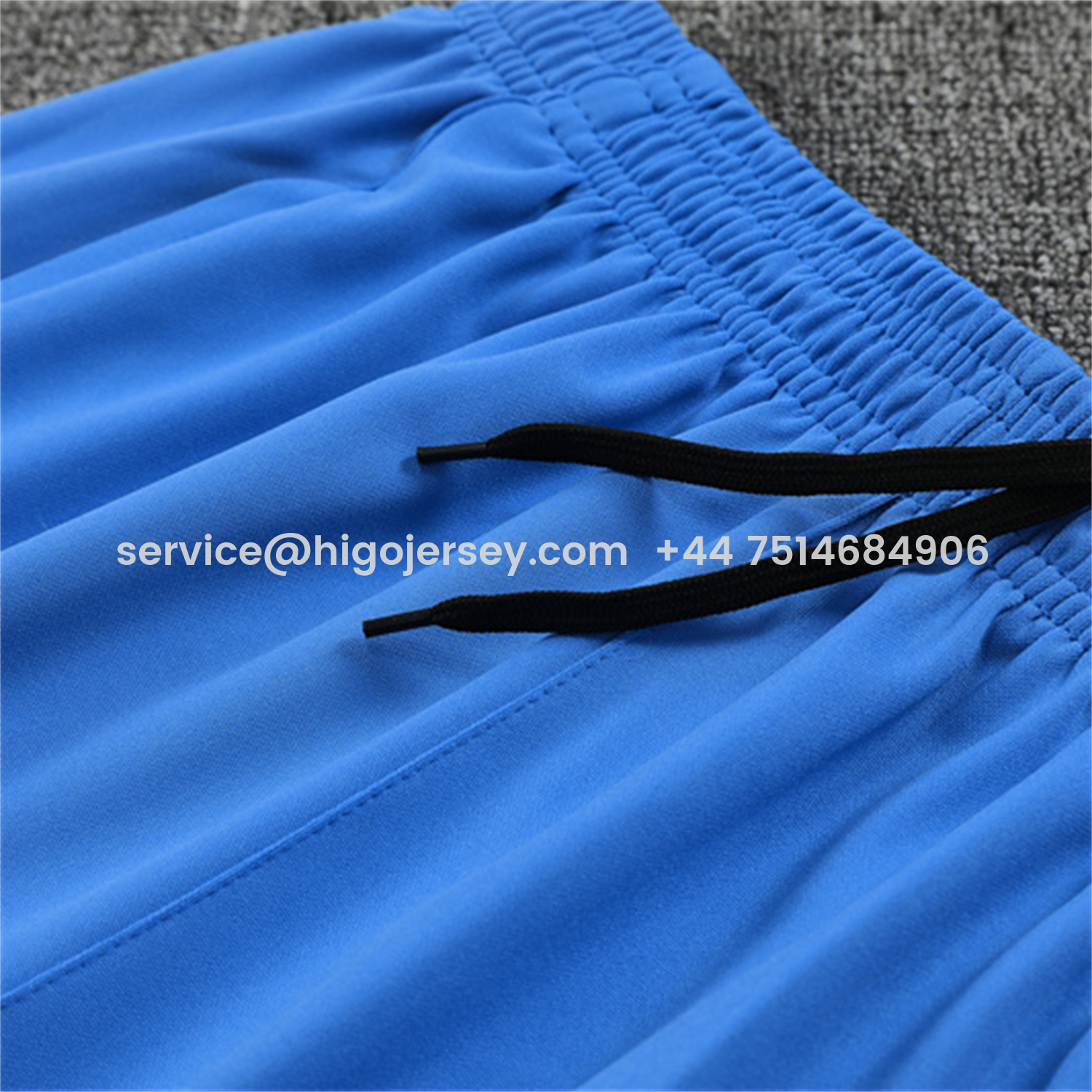 Higojerseys-Real Madrid 25-26 Long Sleeve Training Set - White Top & Blue Pants