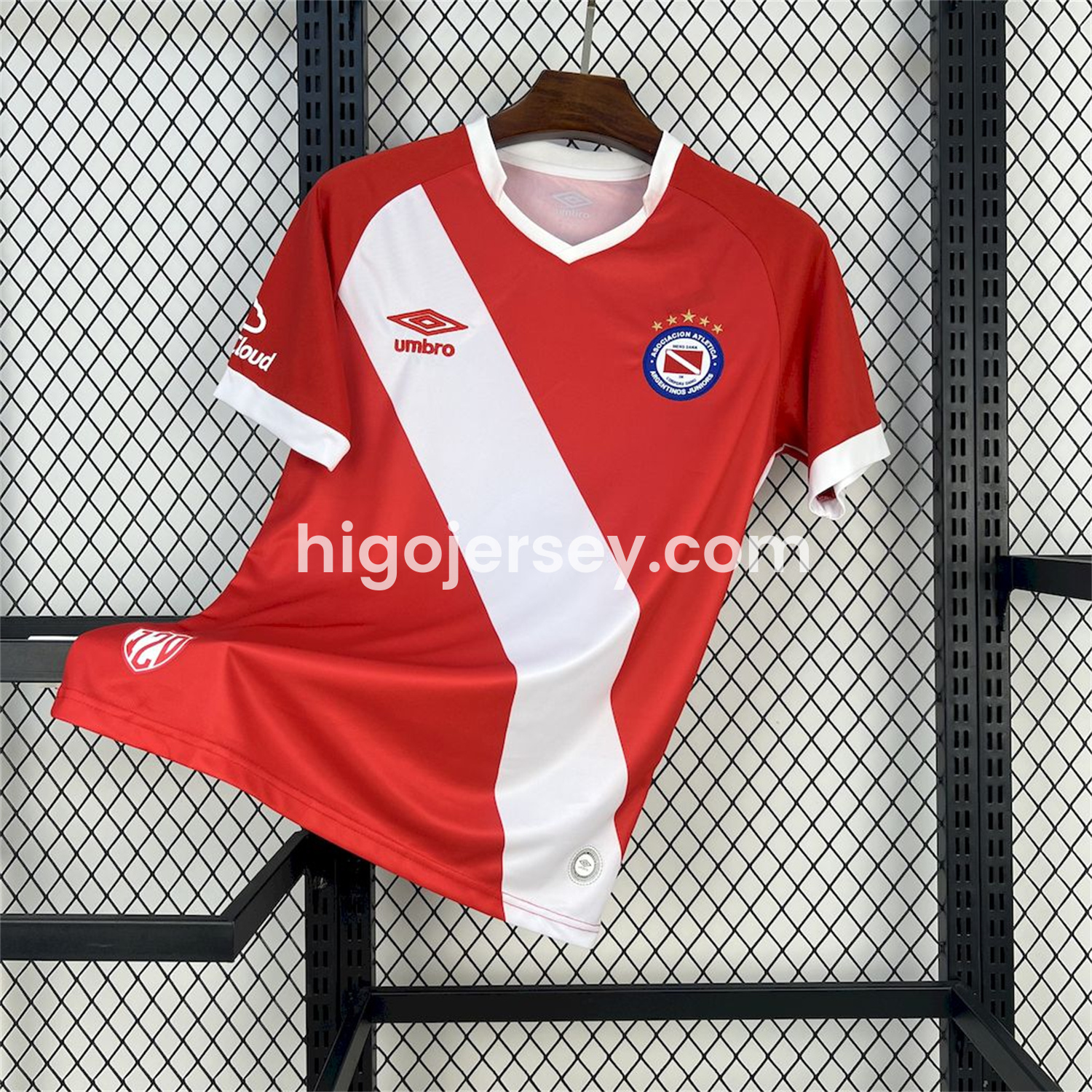 Higojerseys-Argentinos Juniors 25-26 Home Jersey - Fans Version