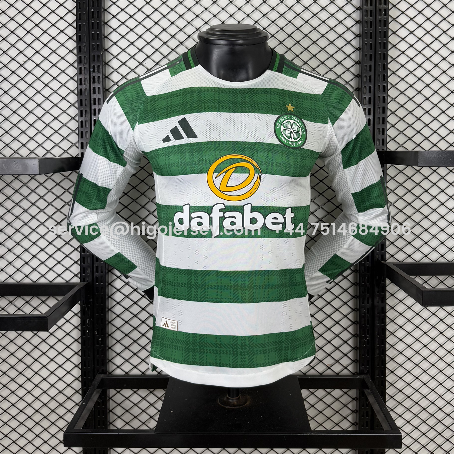 Higojerseys-Celtic 25-26 Home Long Sleeves Jersey - Player Version
