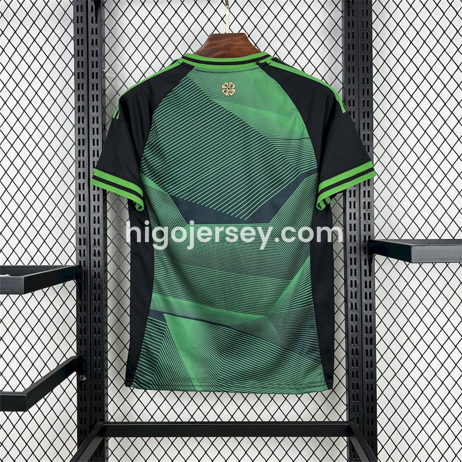 Higojerseys-Celtic 25-26 Green Lines Special Edition Jersey - Fans Version