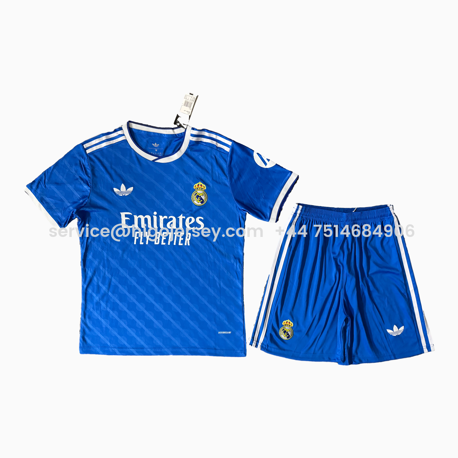 Higojerseys-Real Madrid 25-26 Third Men's Adult Jersey Set - Fans Version
