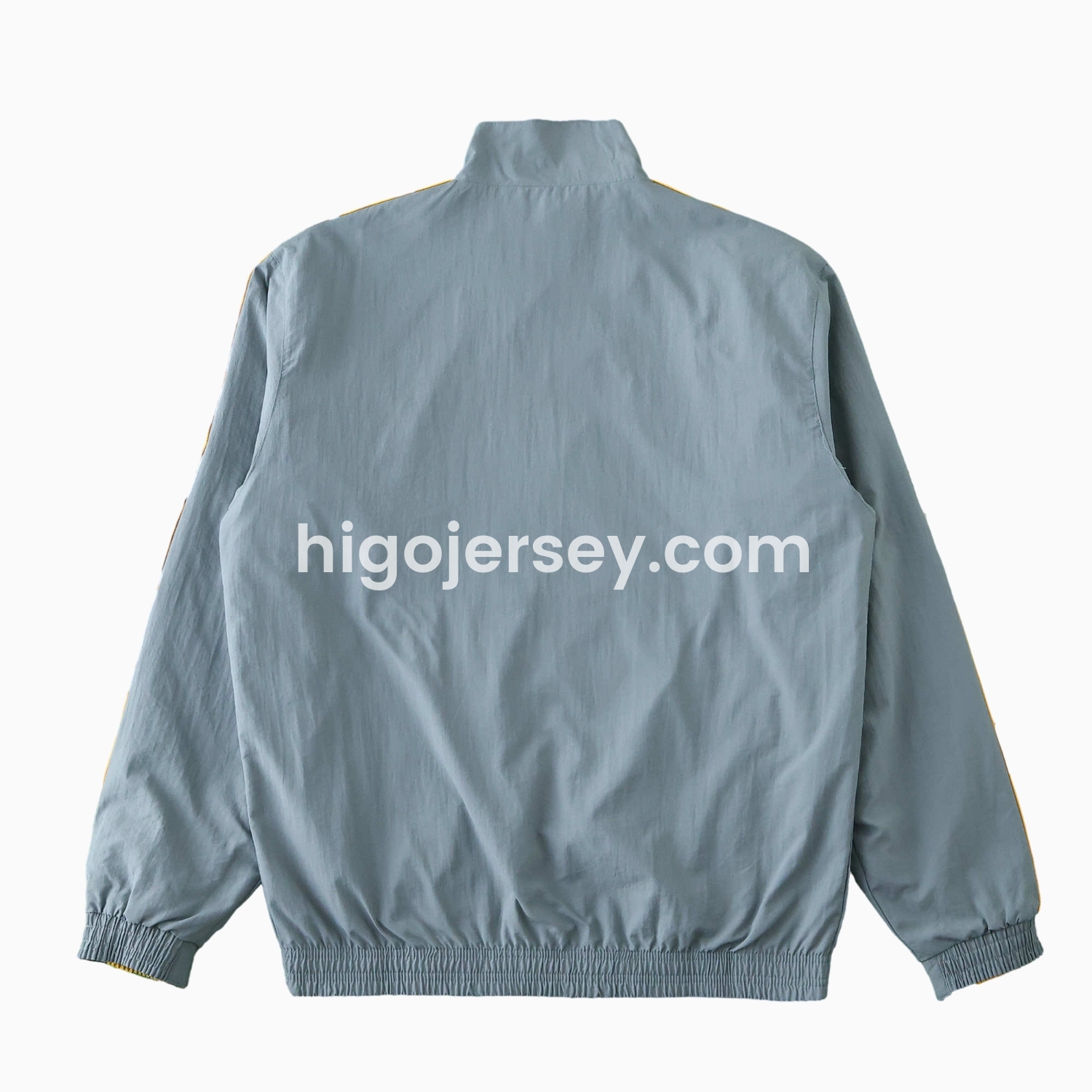 Higojerseys-Retro Arsenal 1991-93 Away Double Sided Reversible Windbreaker - Yellow & Grey