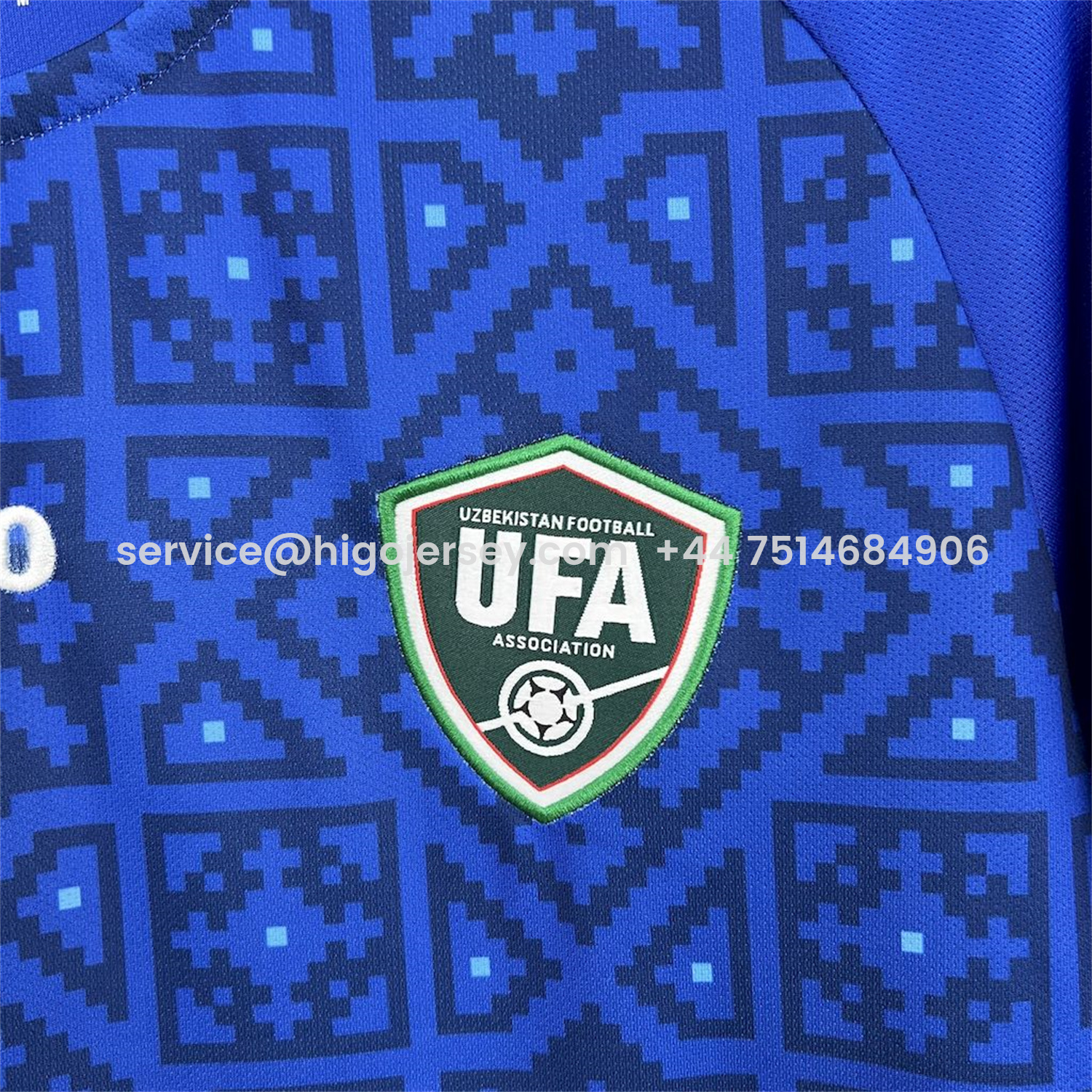 Higojerseys-Uzbekistan 2026 Home Jersey - Fans Version