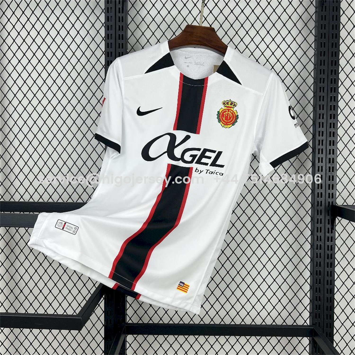 Higojerseys-Mallorca 25-26 Away White Jersey - Fans Version