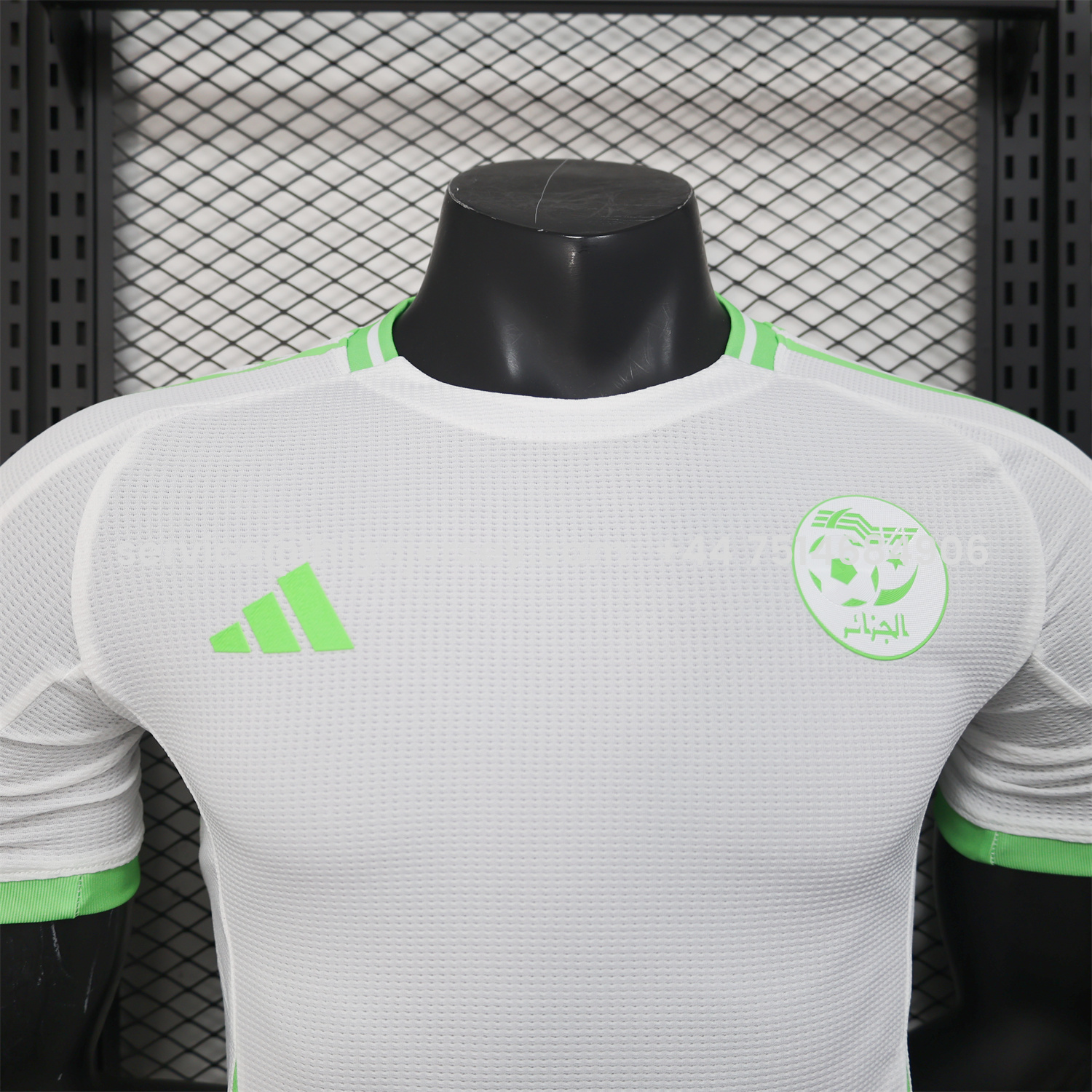 Higojerseys-Algeria 25-26 White Jersey with Green - Player Version
